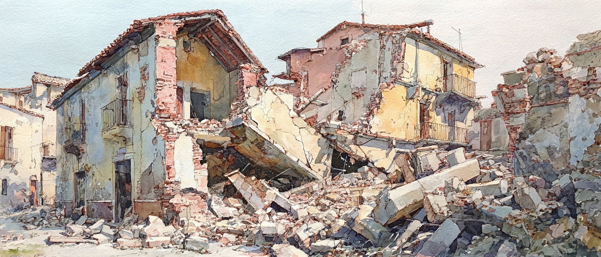 an abstract photo of a curved building with a blue sky in the background