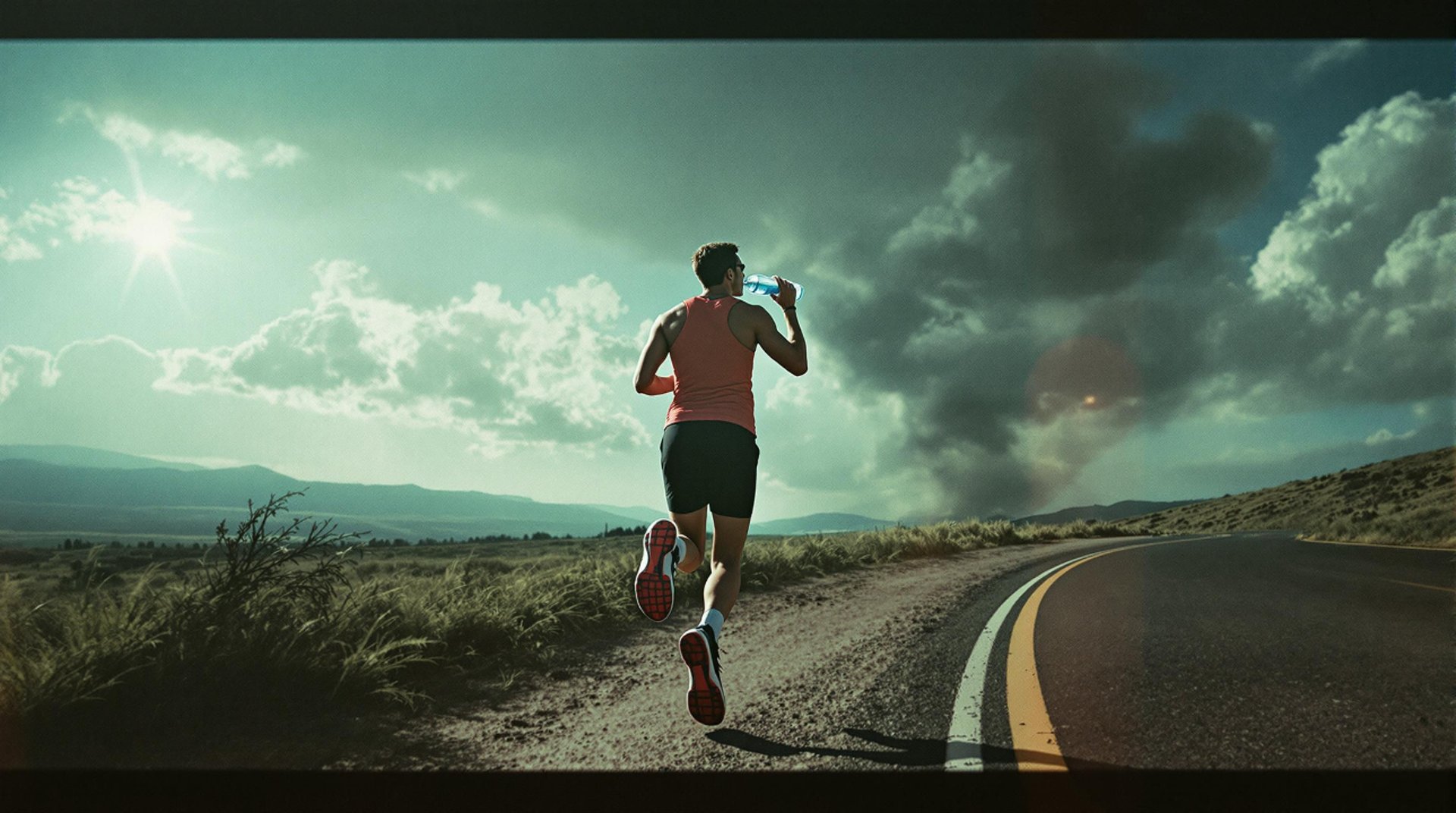a close up of a christmas wreath on a red background