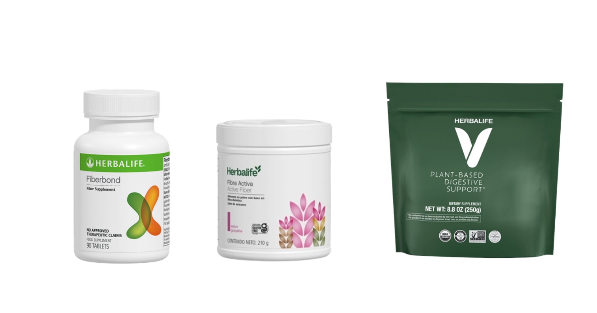 Fibres Alimentaires compléments nutritionnels, plus de 20 solutions Herbalife Nutrition pour augmenter vos apports en fibres