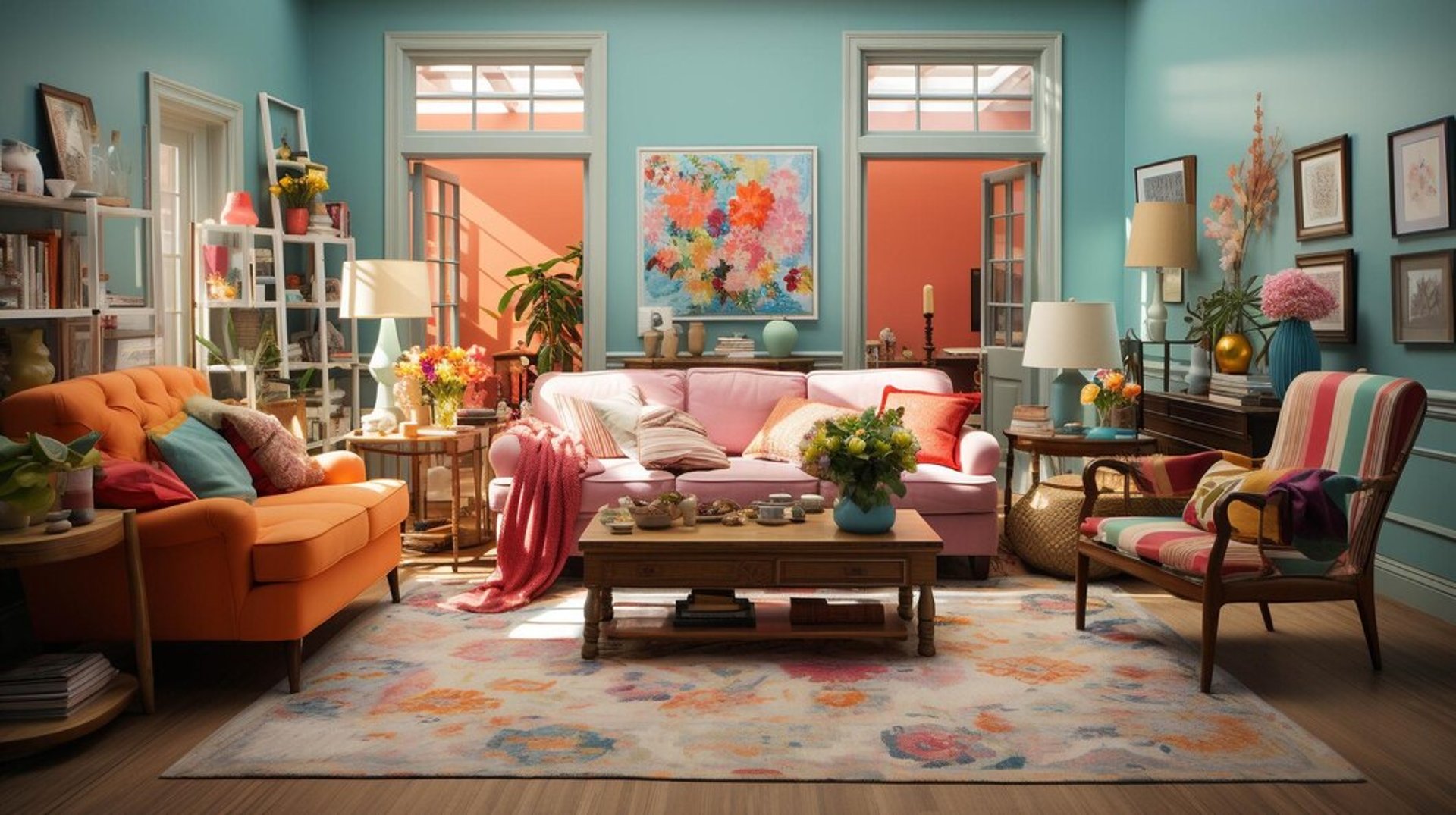 white-and-red houses