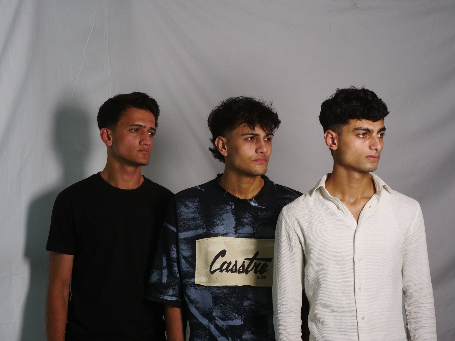 black blue and yellow textile