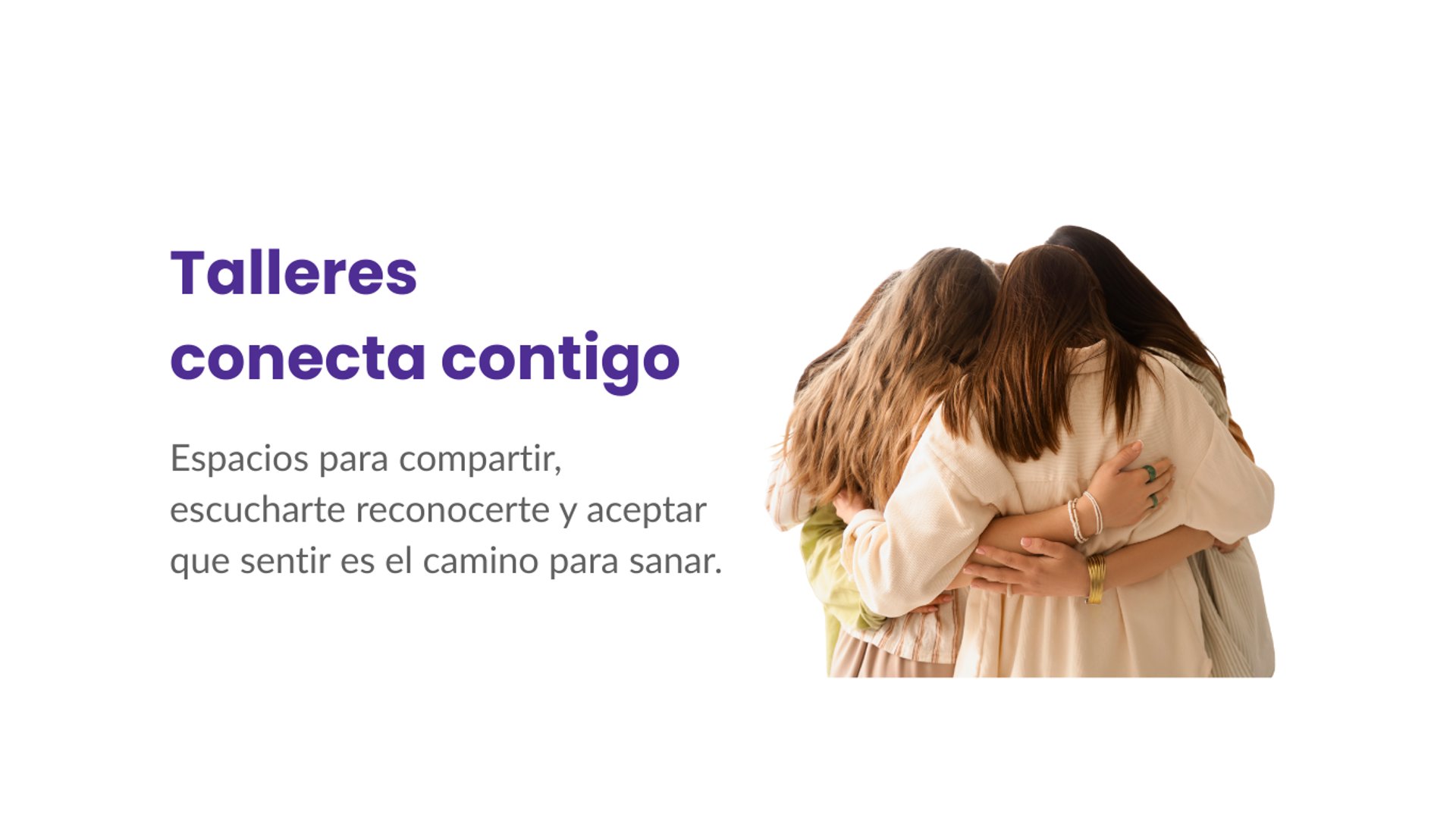 mujeres en taller, que se apoyan y crecen juntas