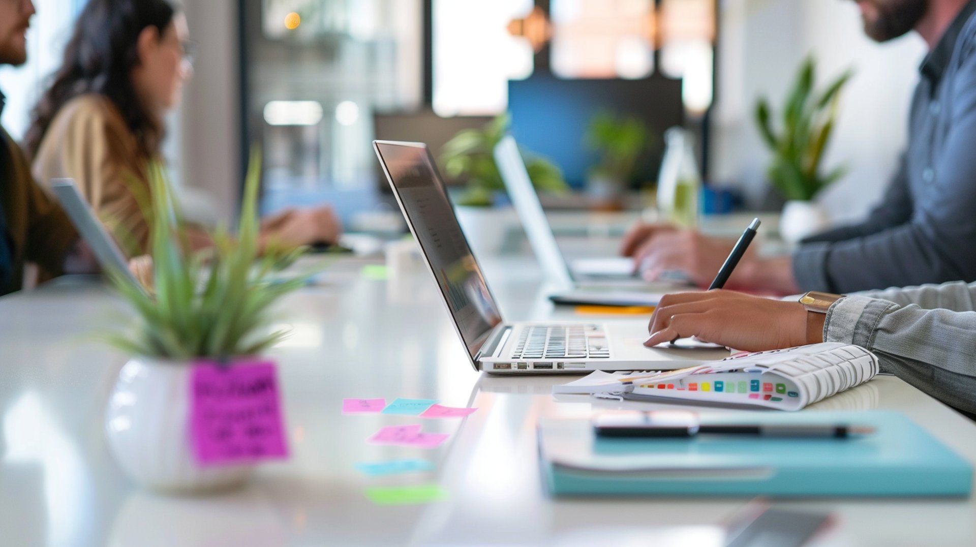 people doing office works