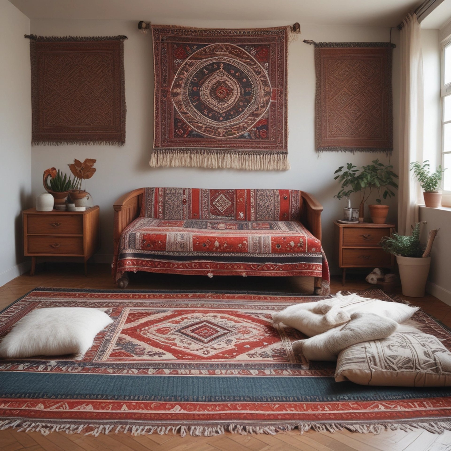 black and white bed linen