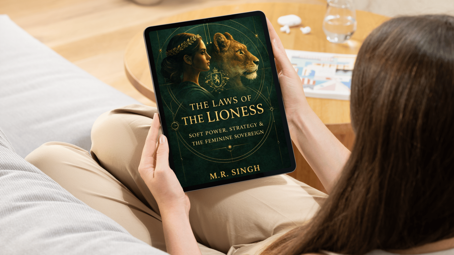 woman holding dried flower