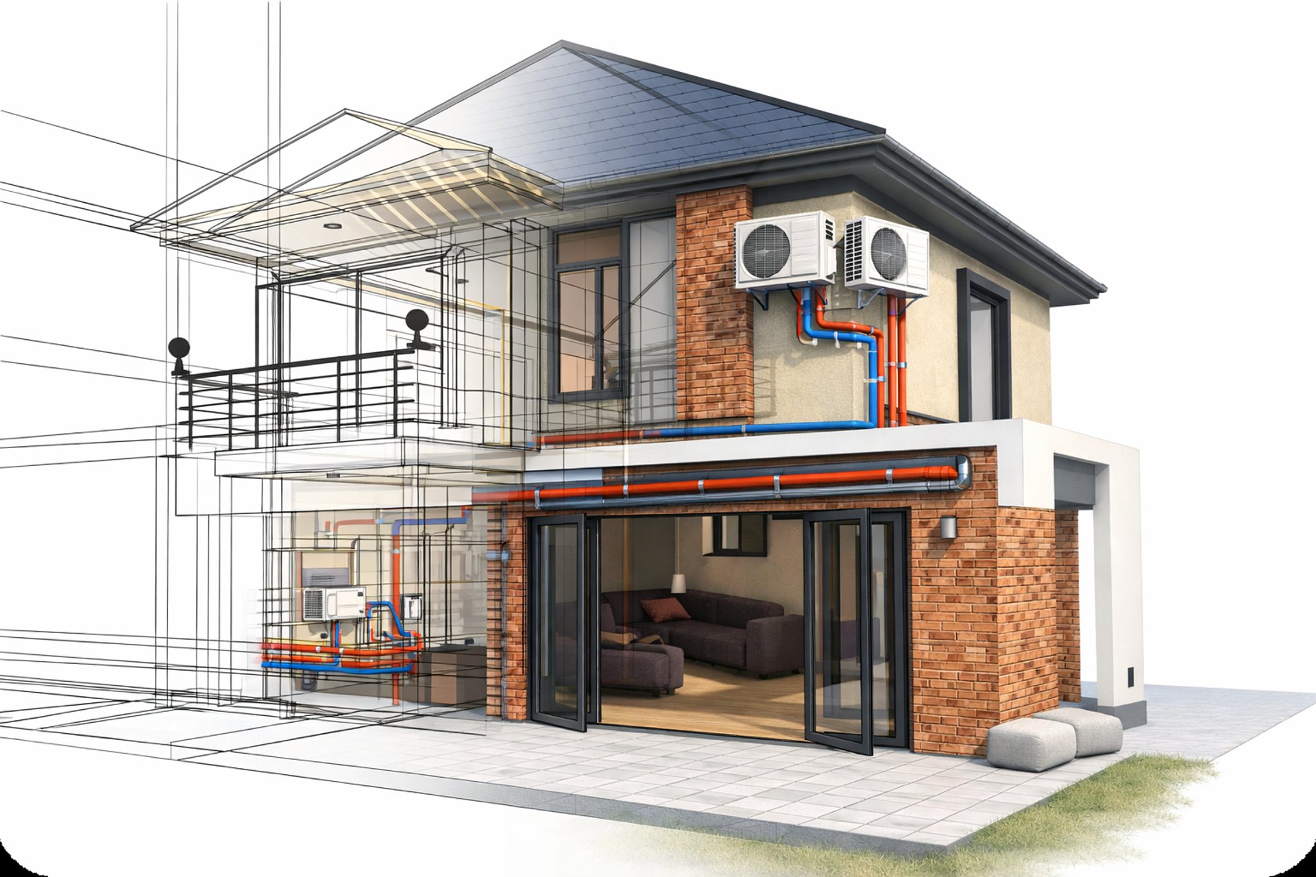 Colleagues collaborate while examining computer designs.