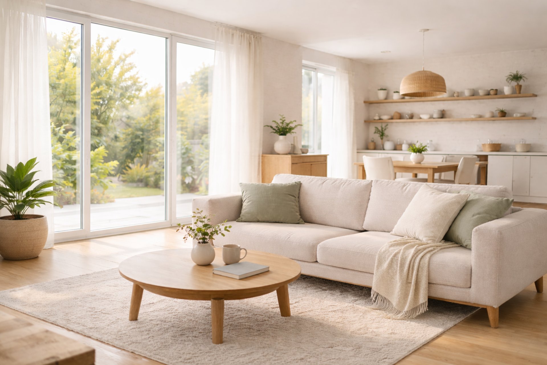 an abstract photo of a curved building with a blue sky in the background