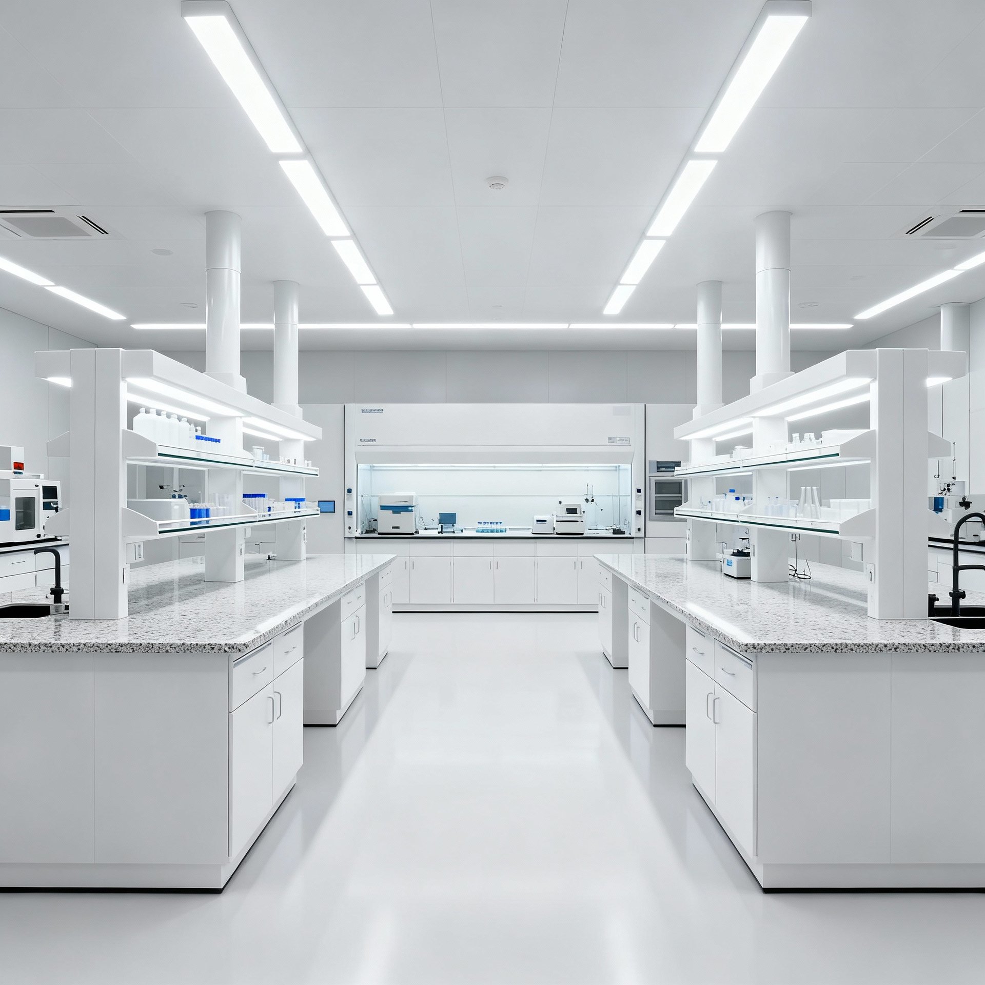 an abstract photo of a curved building with a blue sky in the background