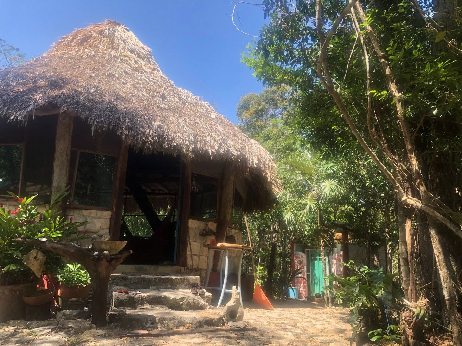 Palapa de maravilloso lugar con cenote privado para realizar ceremonias de bodas mayas y espirituales