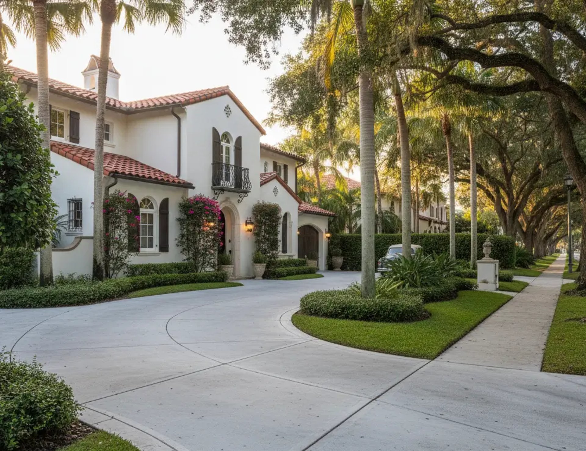 Concrete Driveway in Coral Gables, FL