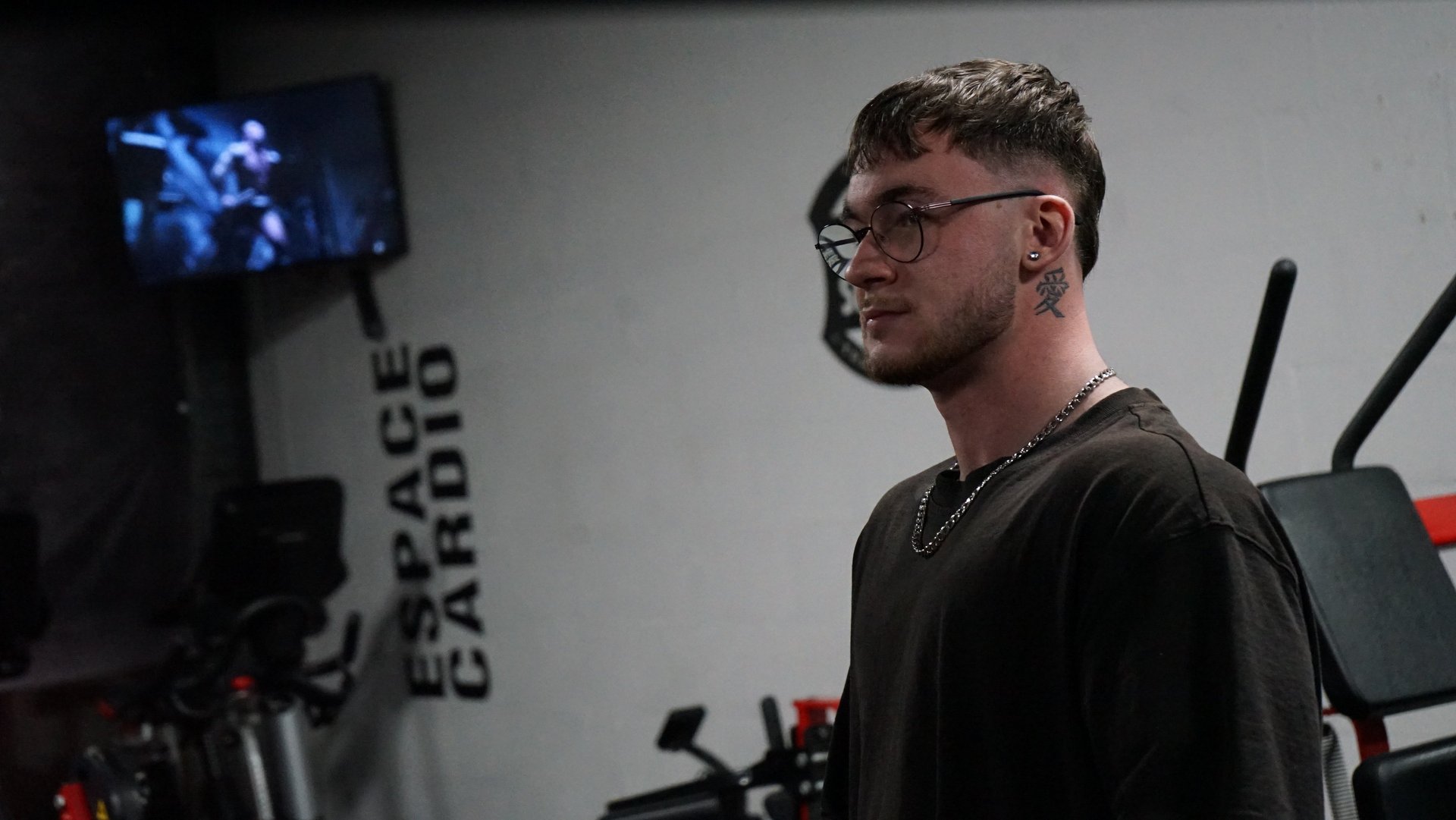 a close up of a black and brown abstract painting