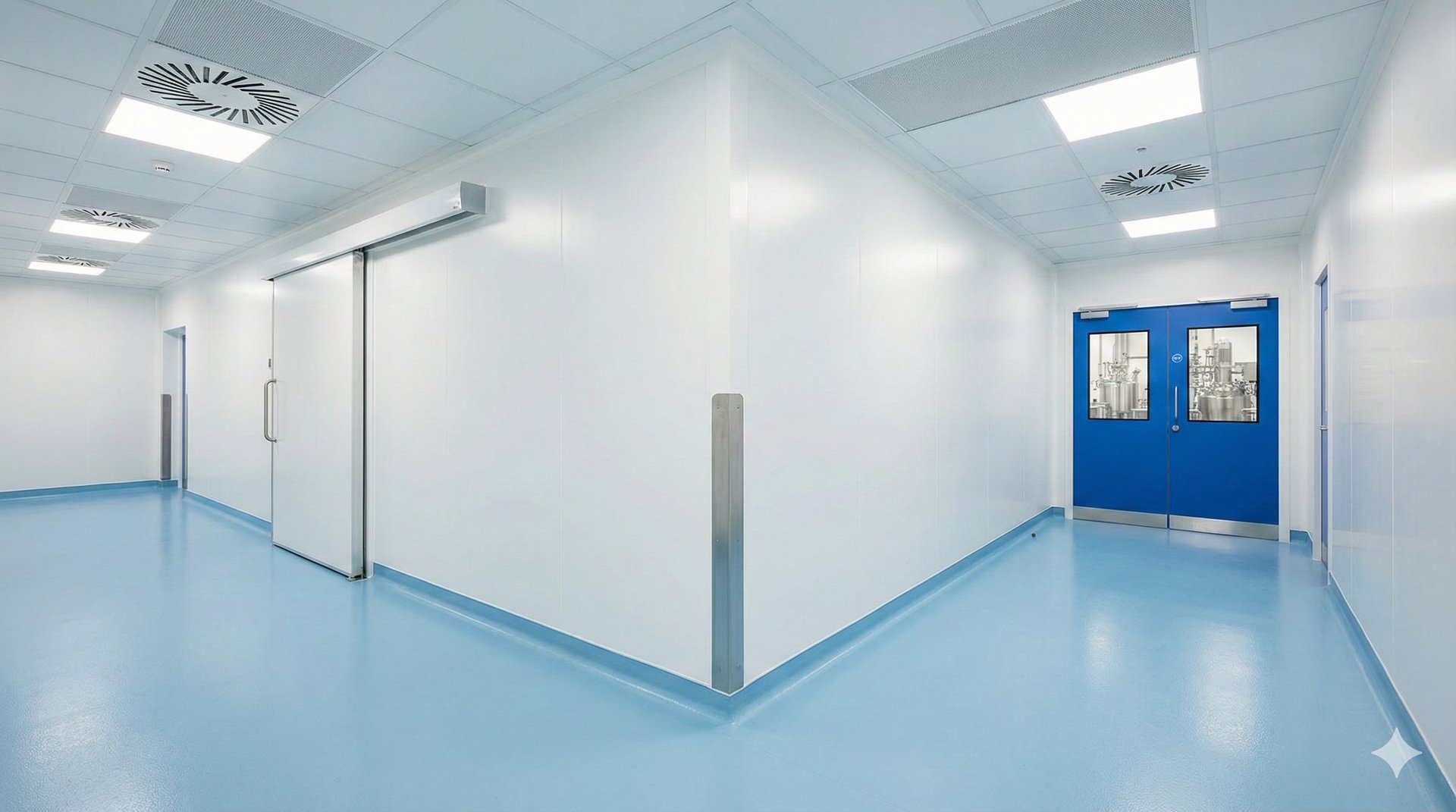 an abstract photo of a curved building with a blue sky in the background