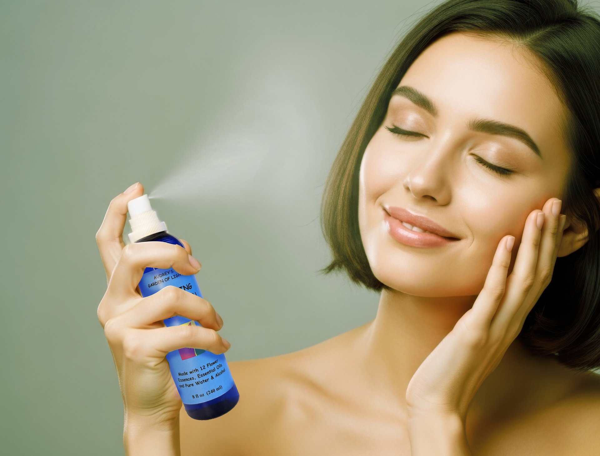 woman holding dried flower