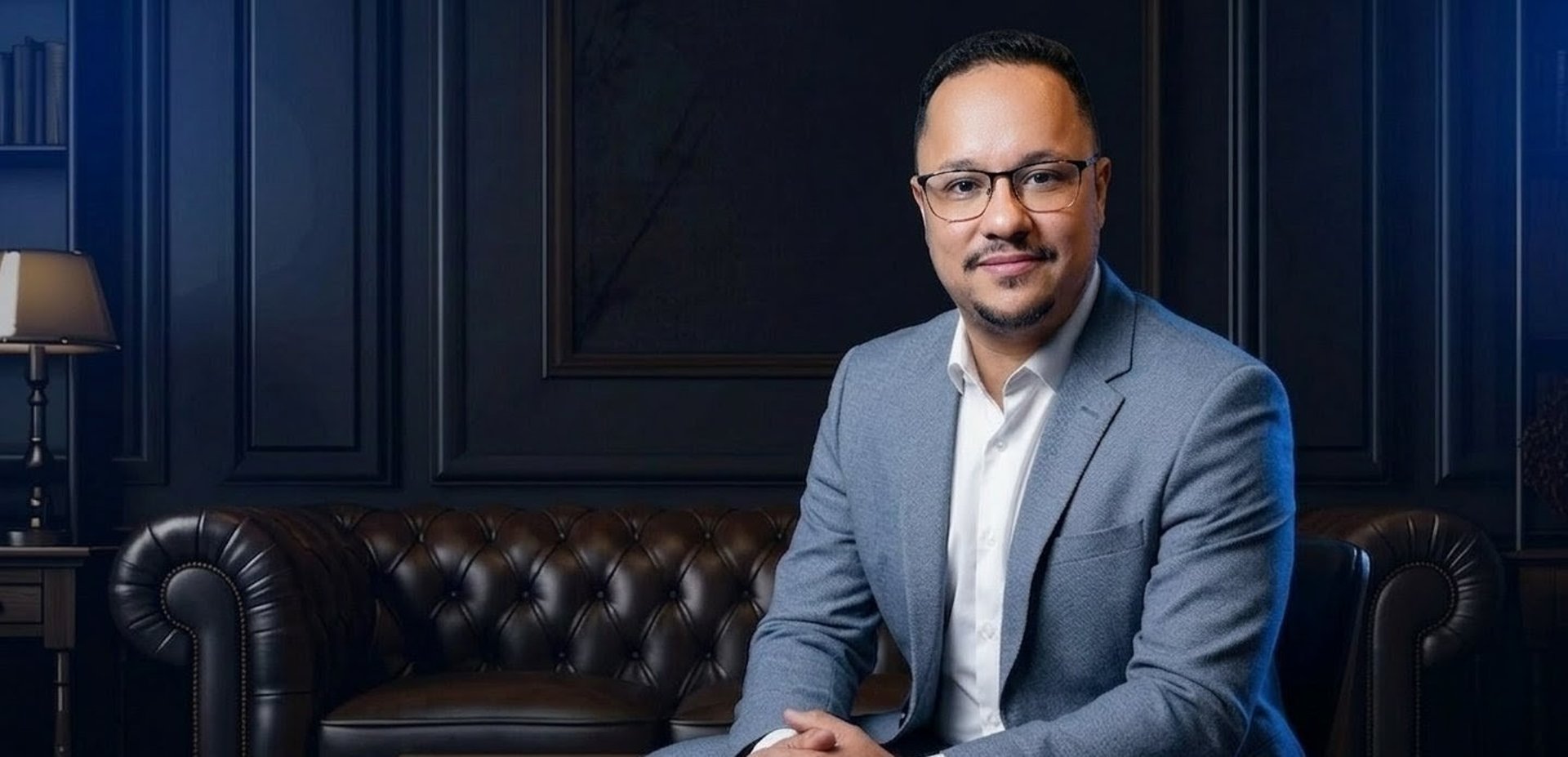 an abstract photo of a curved building with a blue sky in the background