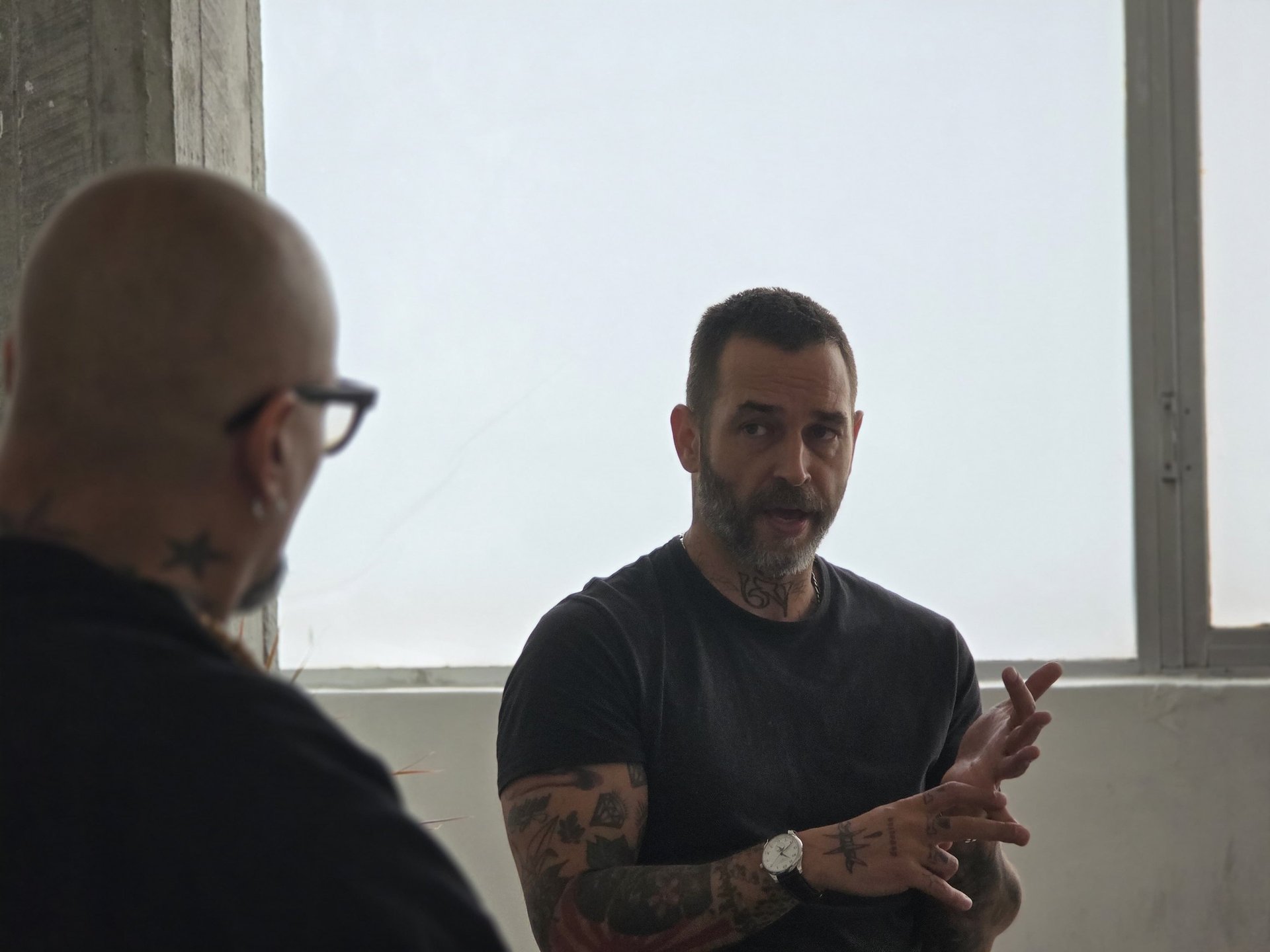 black blue and yellow textile