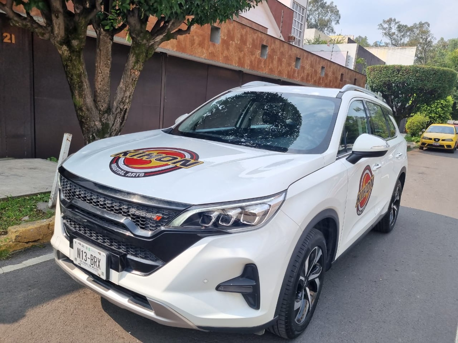 black blue and yellow textile