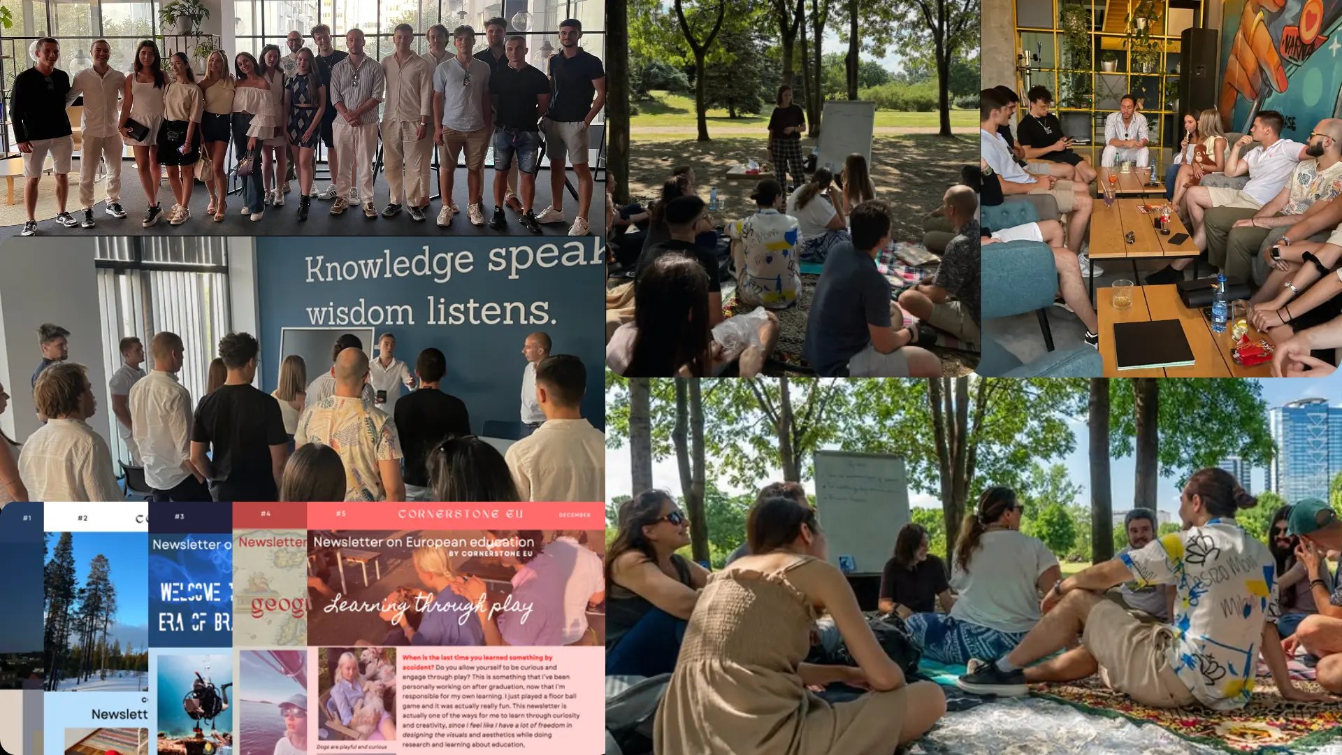an abstract photo of a curved building with a blue sky in the background