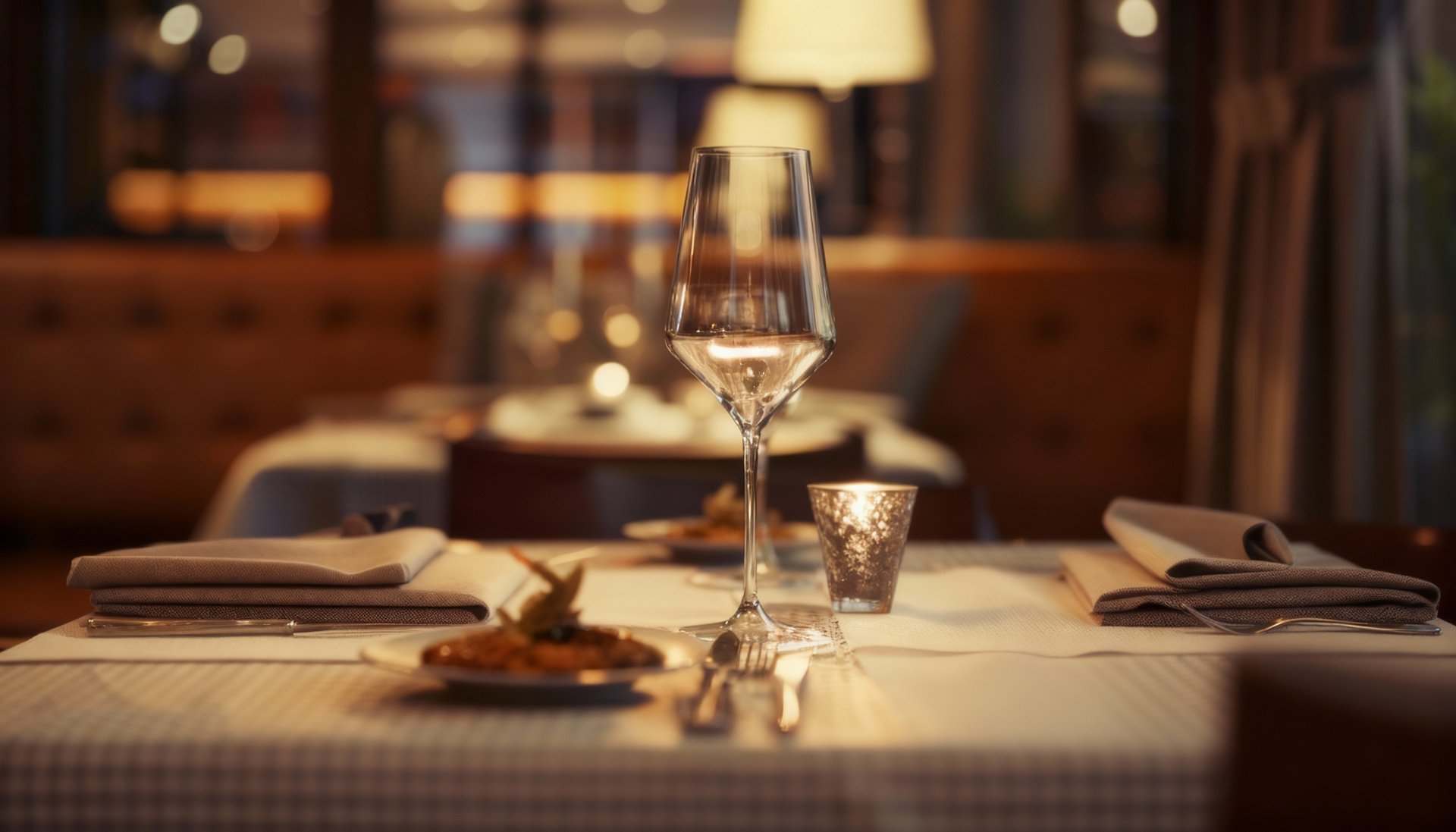 woman holding fork in front table