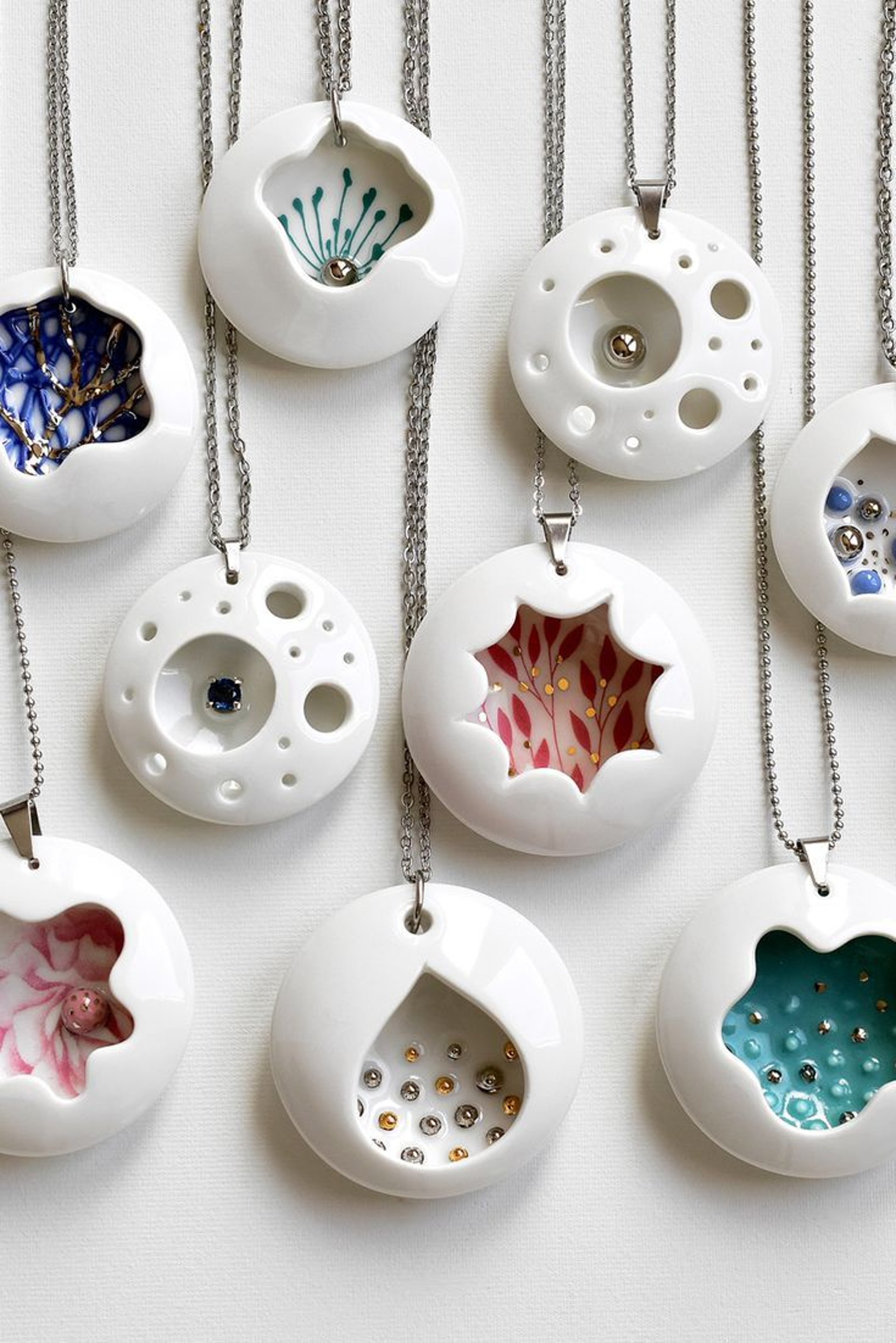 a wind chime hanging from a ceiling in a room