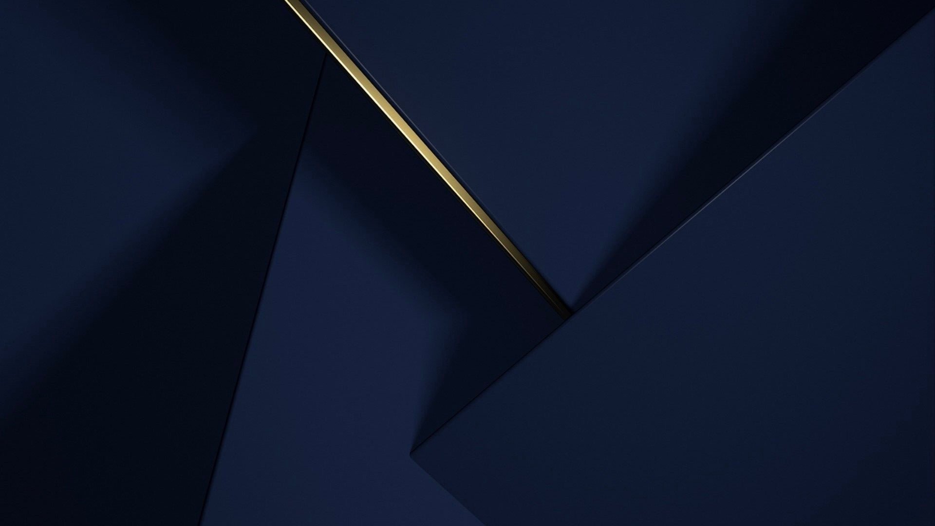 a blue and black background with wavy lines