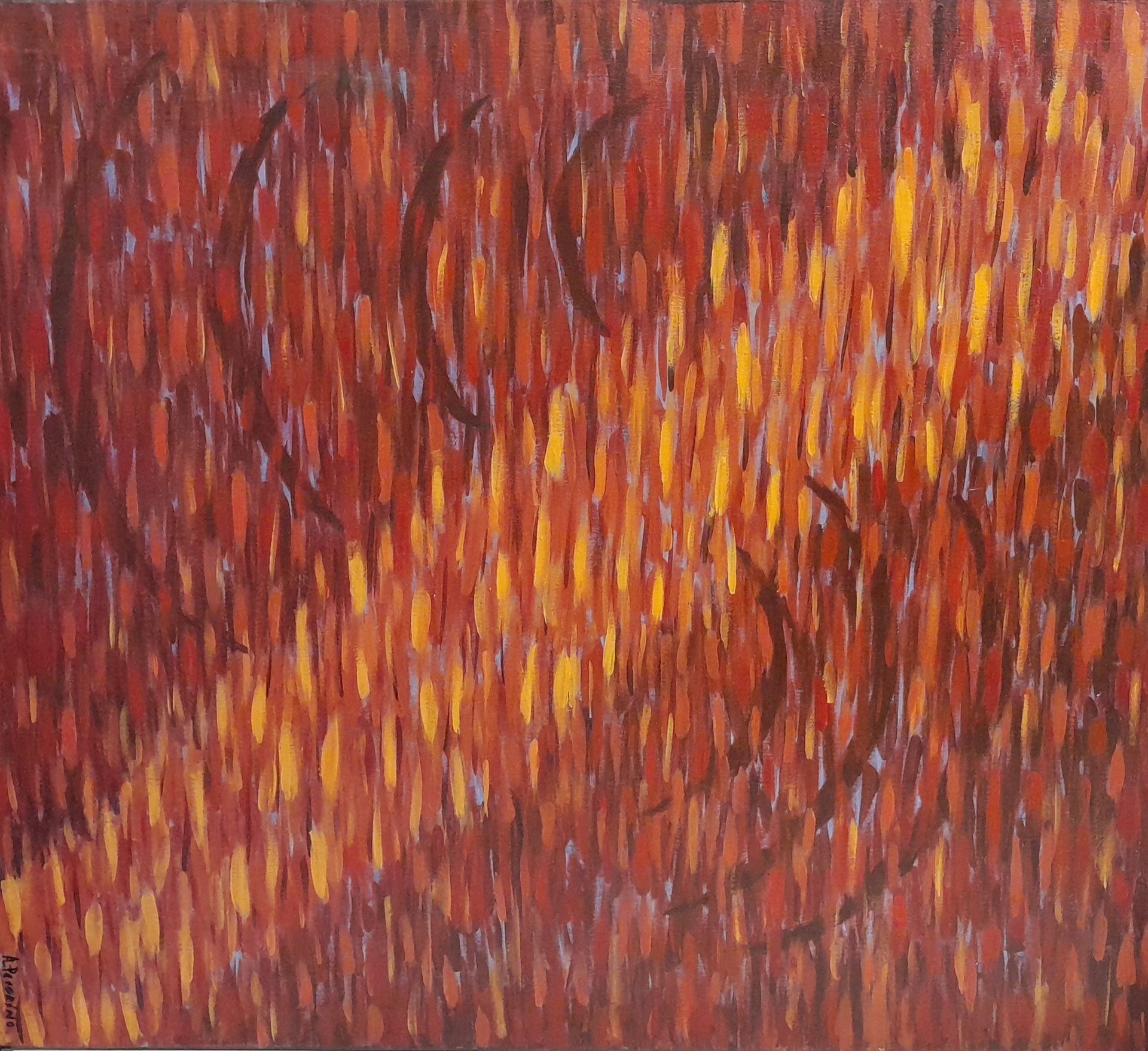 black blue and yellow textile