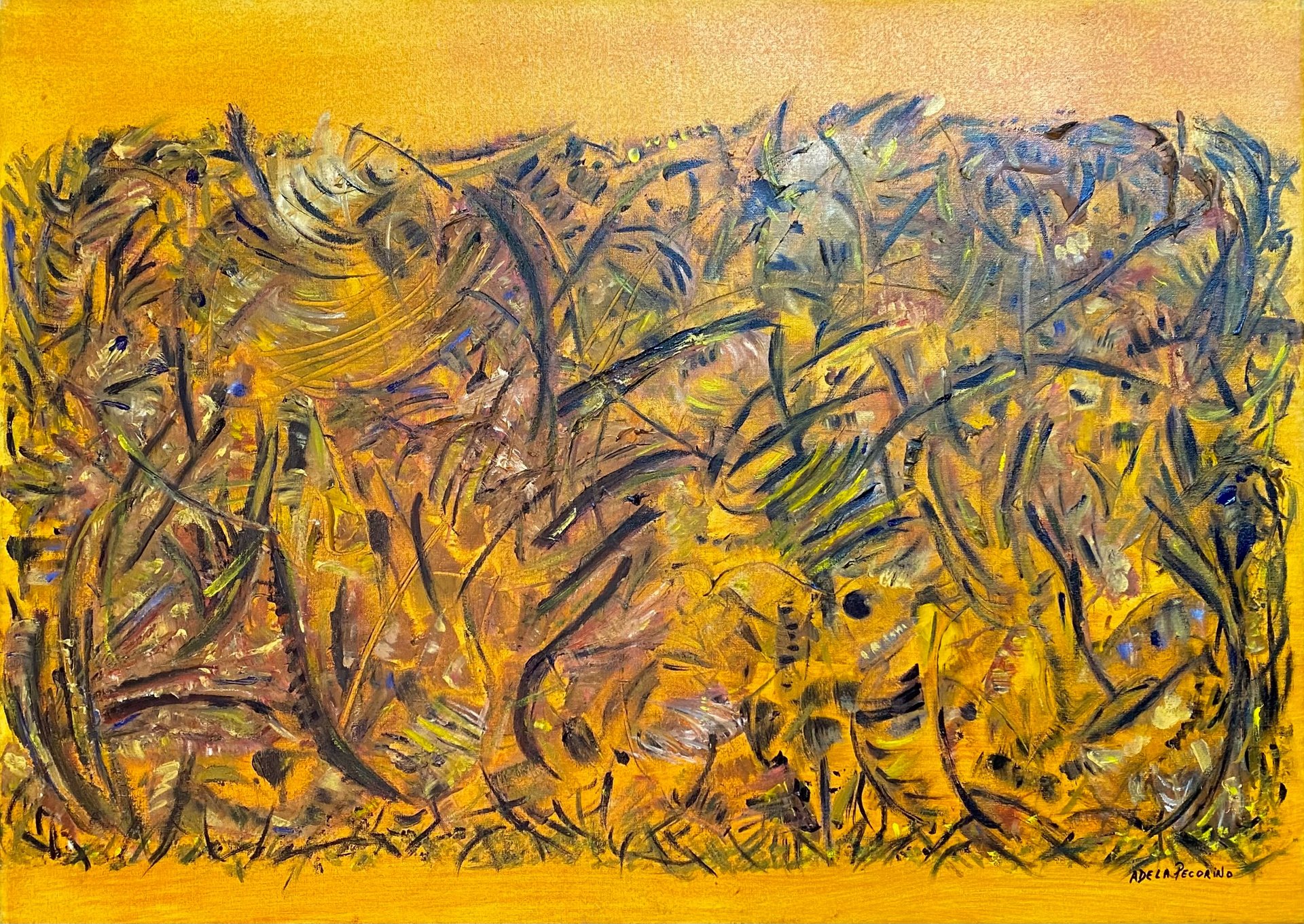 black blue and yellow textile