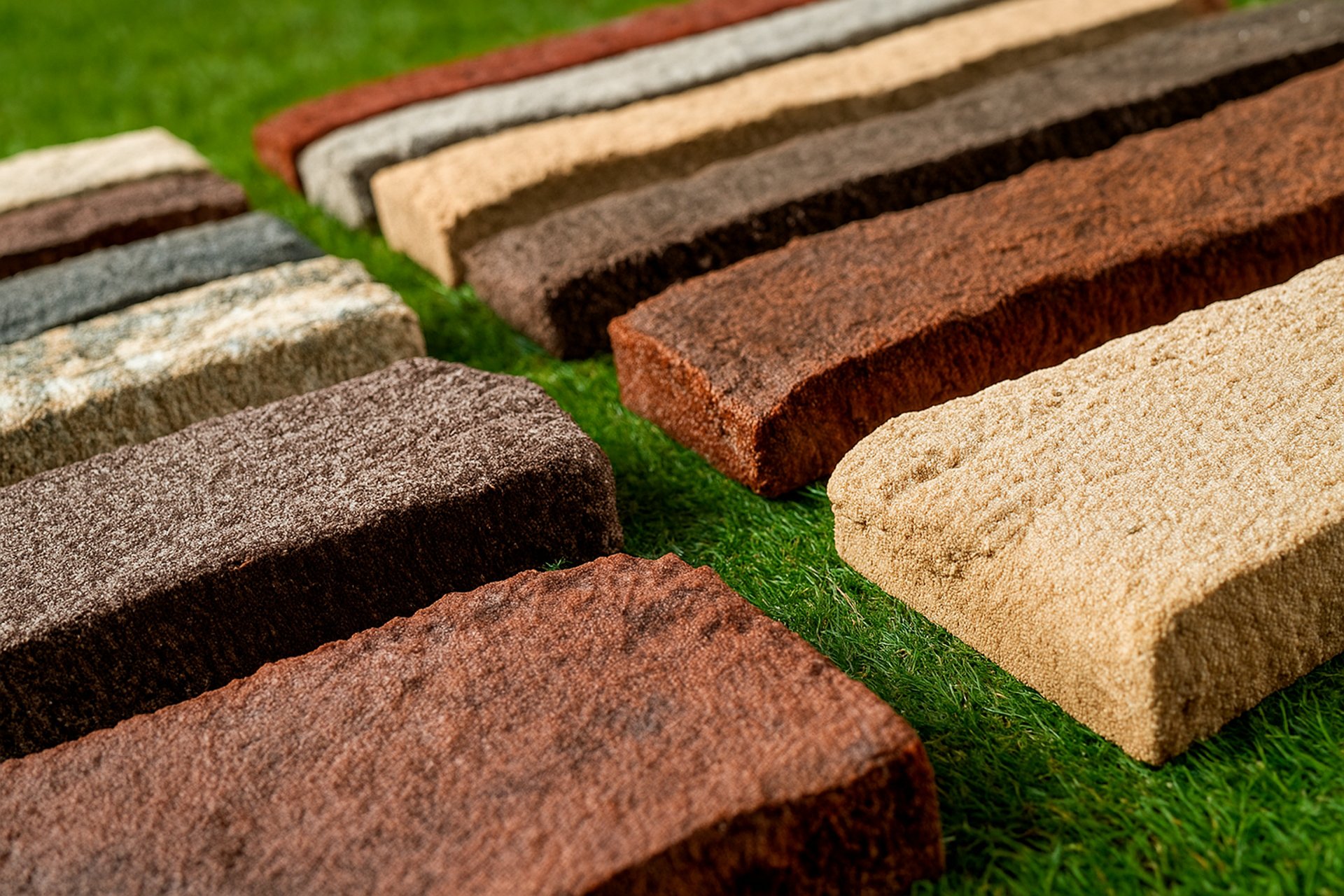 brick clabrick tiles arranged in a uniform pattern on a wall surface" – great for a simple, clear image.dding 