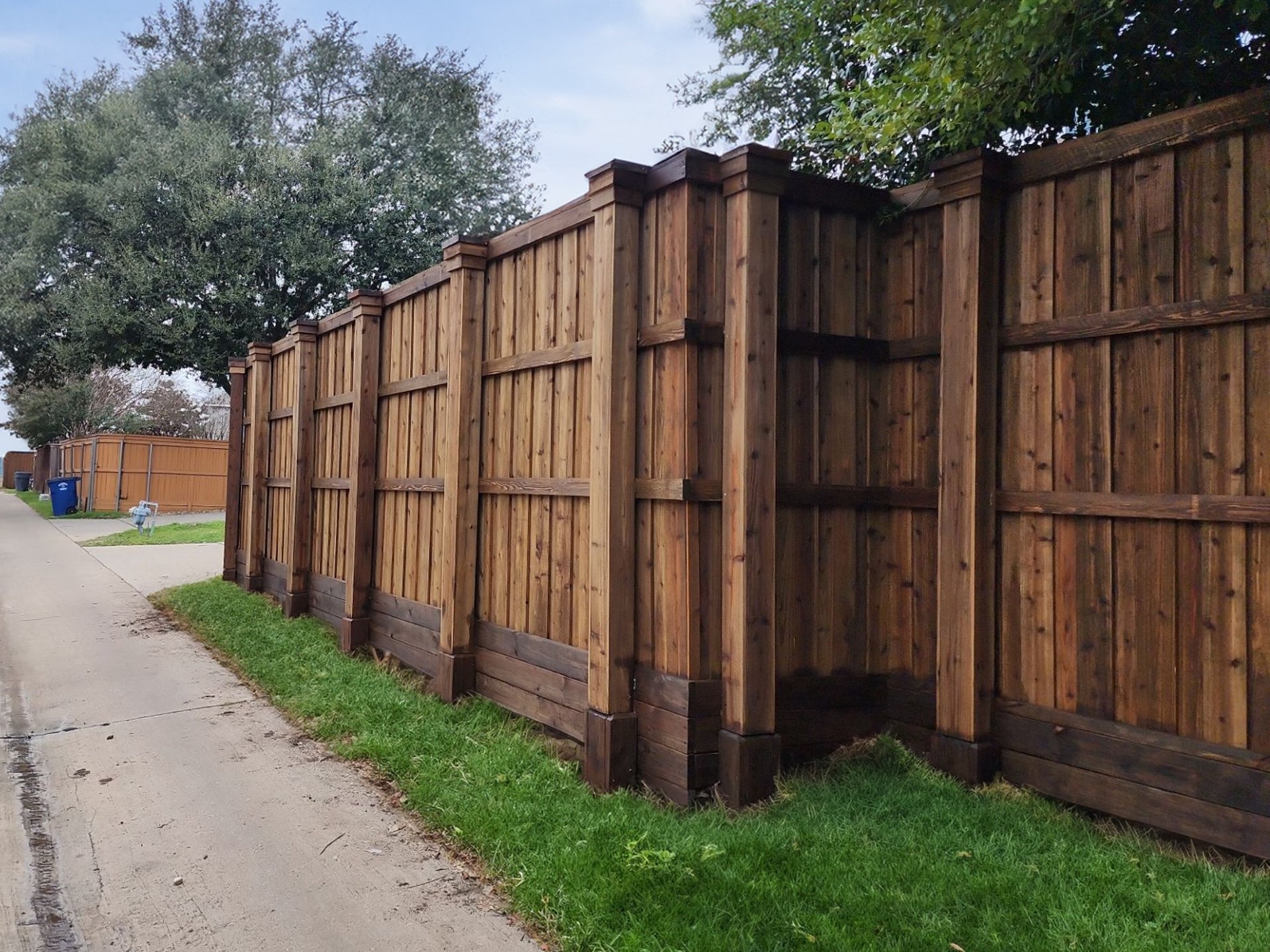 Wood Fence Sample at Dallas