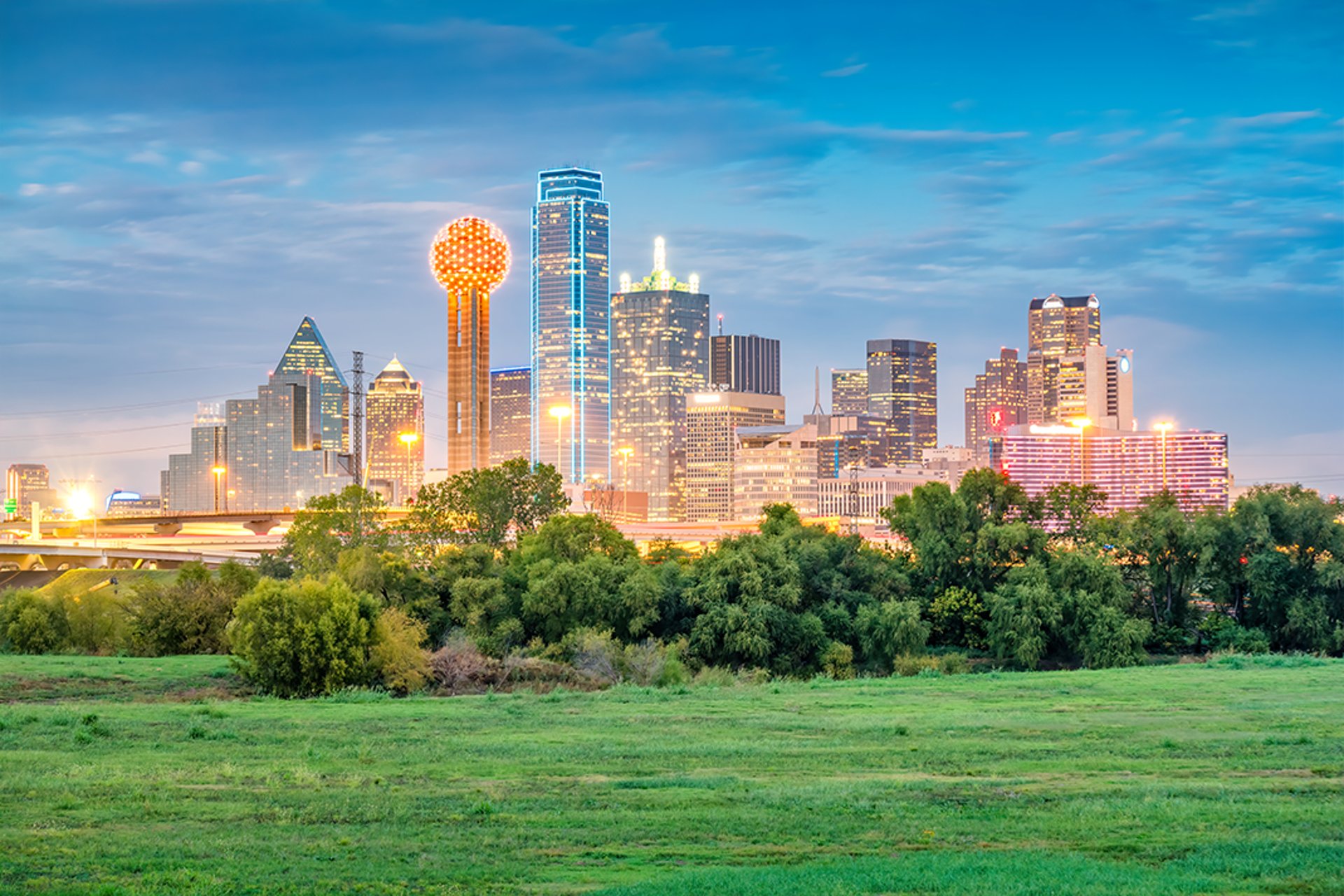 Dallas City at Night