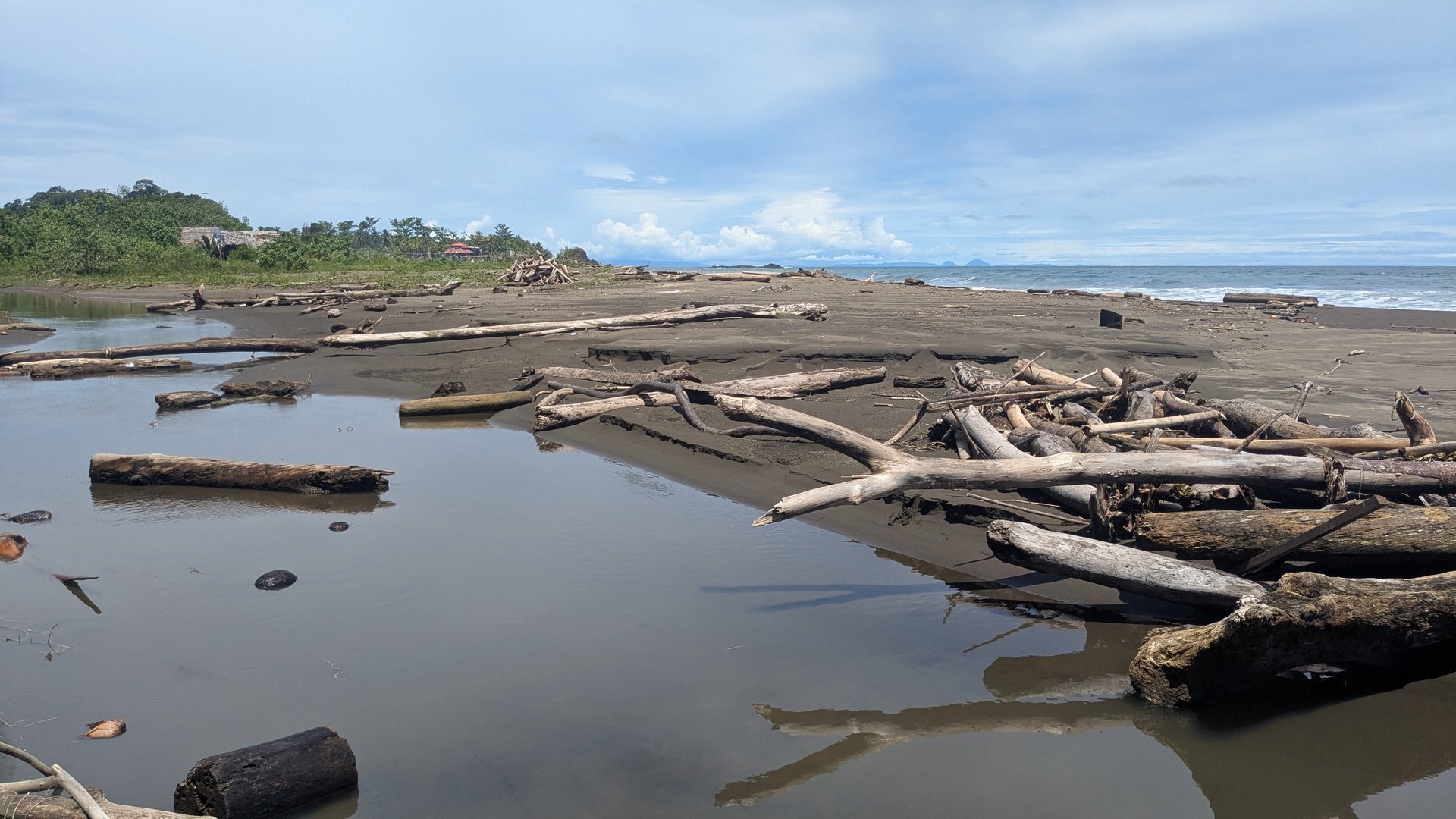 black and brown leather padded tub sofa