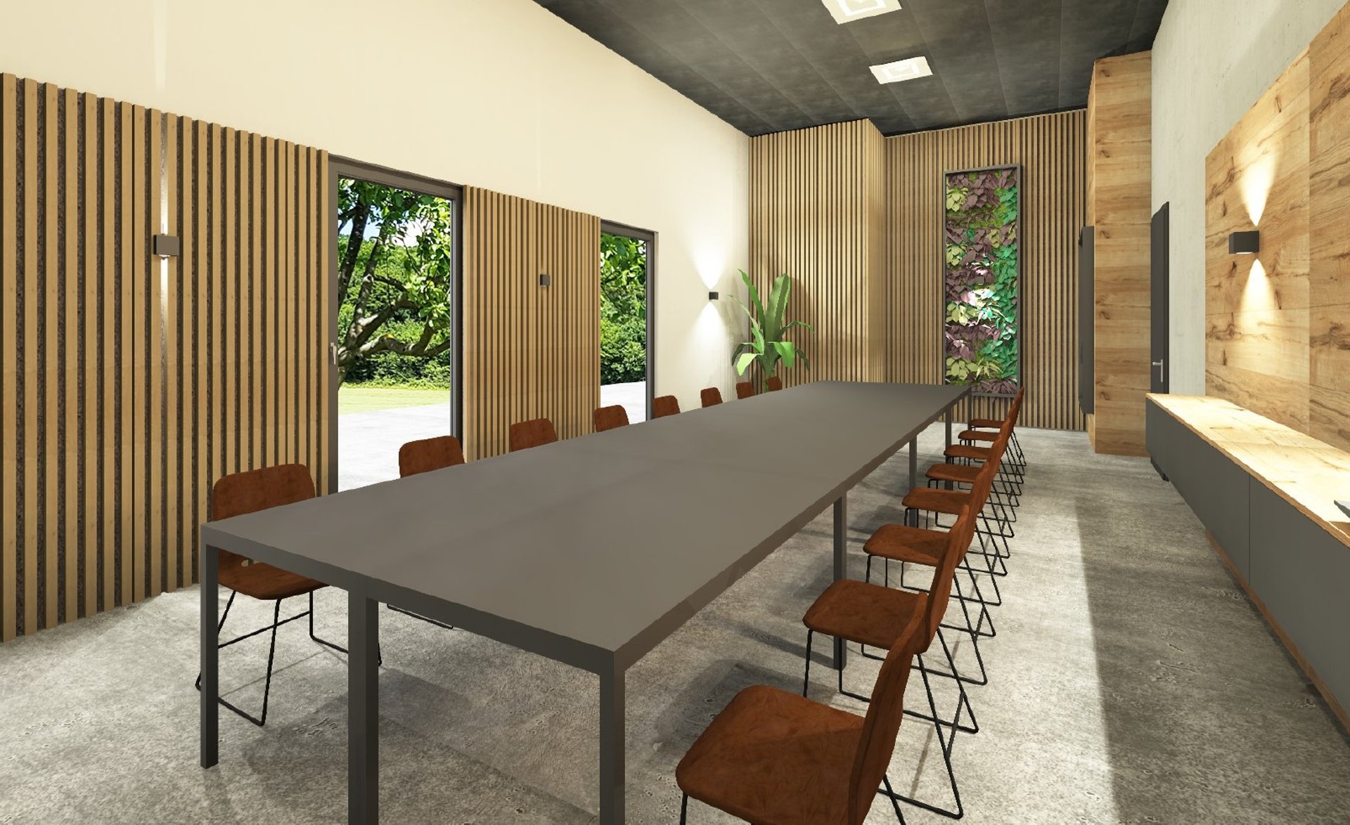 an abstract photo of a curved building with a blue sky in the background