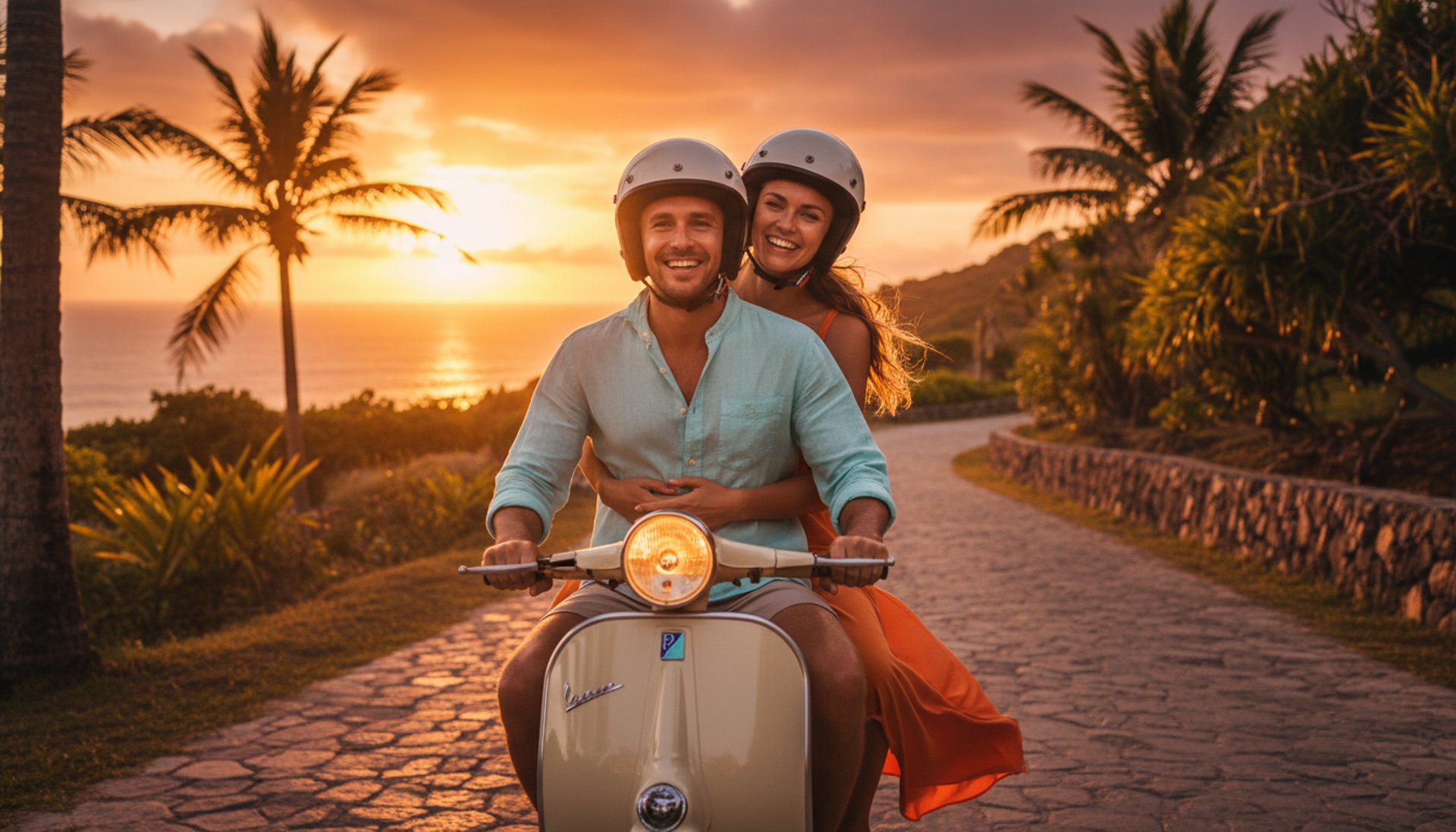 an abstract photo of a curved building with a blue sky in the background