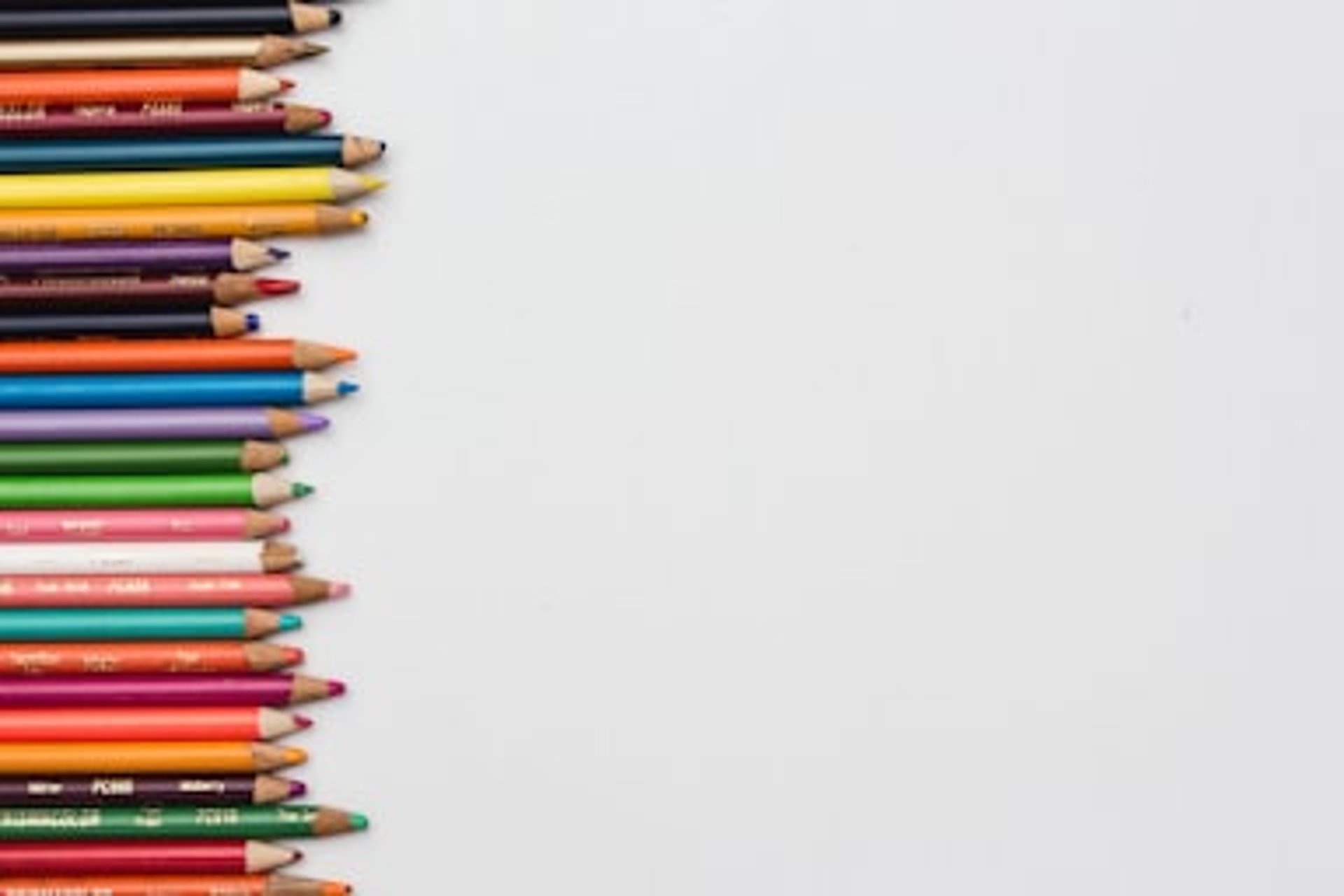 selective focus photo of color pencils