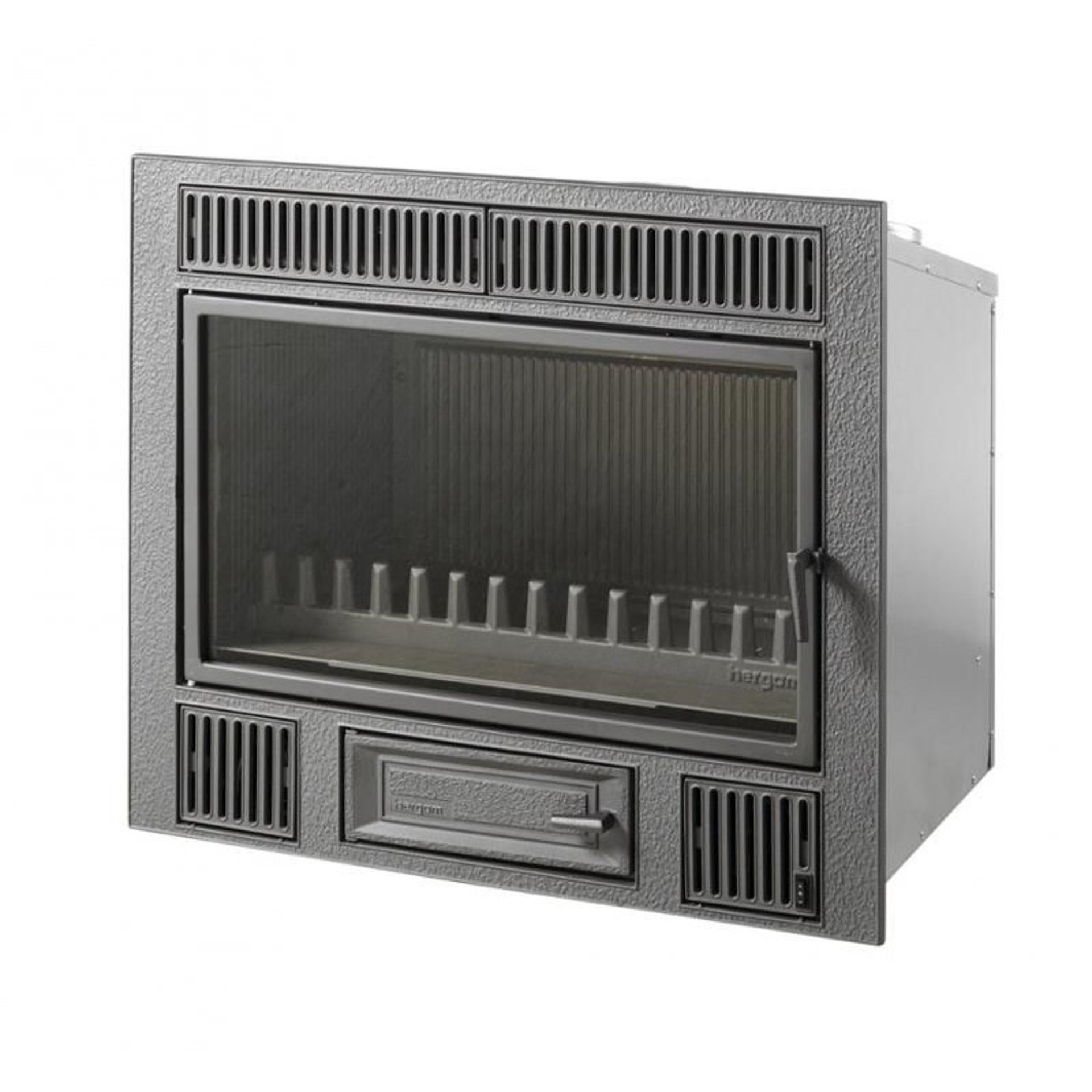 person cooking on grill with fire