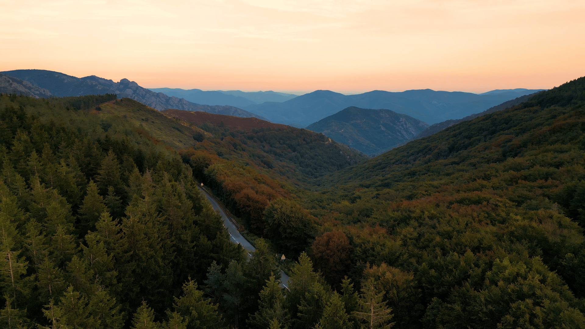 mountain range under blue sky