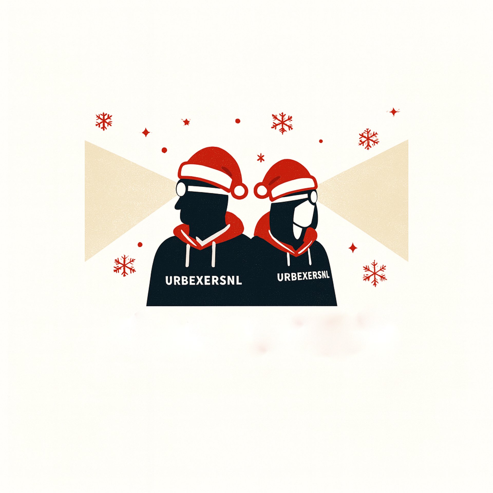 an abstract photo of a curved building with a blue sky in the background