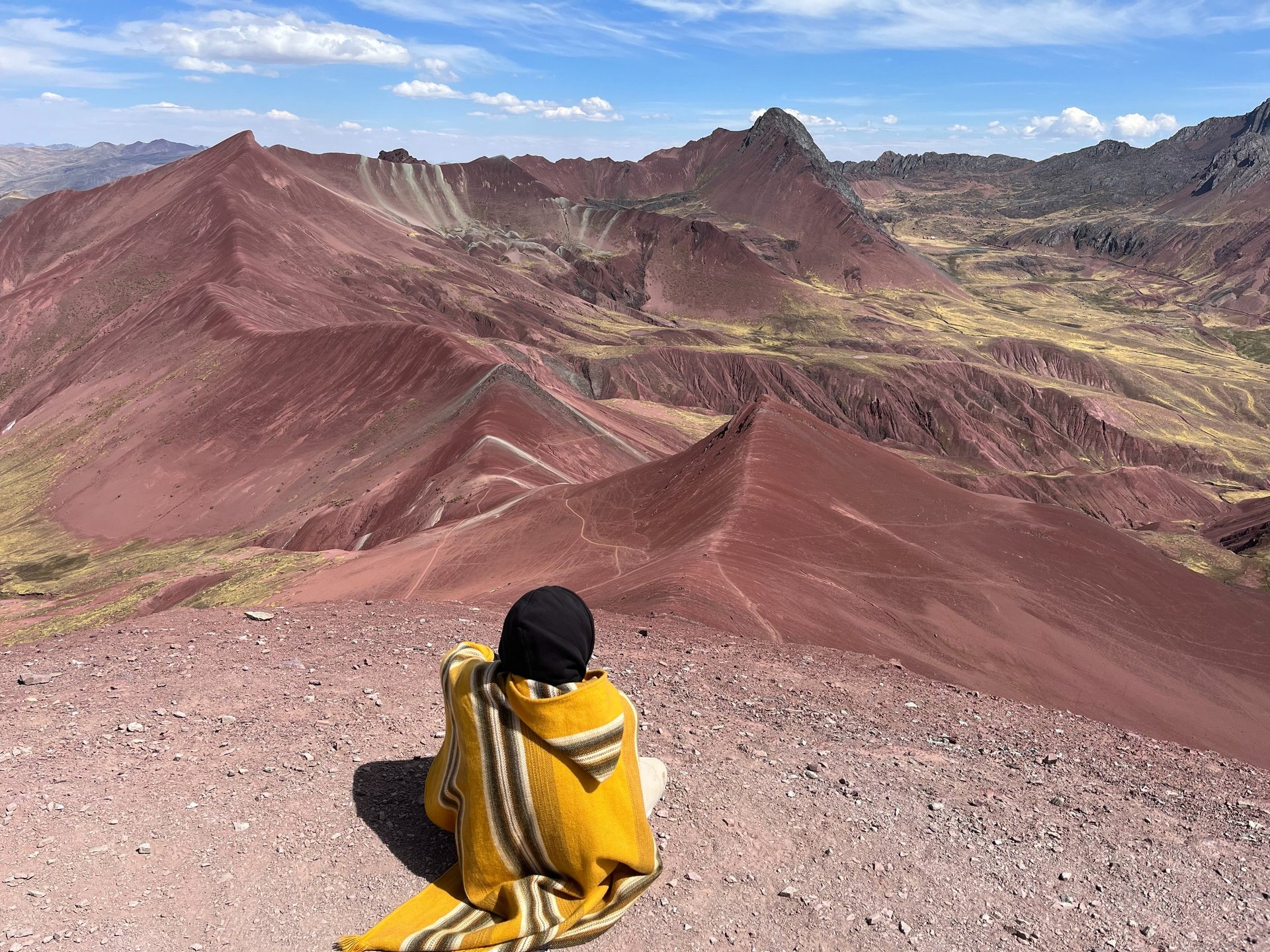 yellow Volkswagen van on road