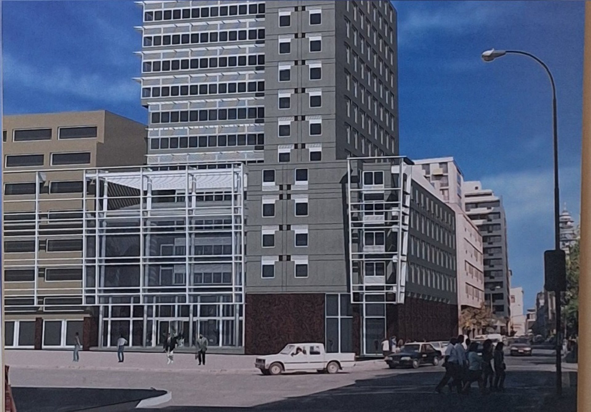 black and brown leather padded tub sofa
