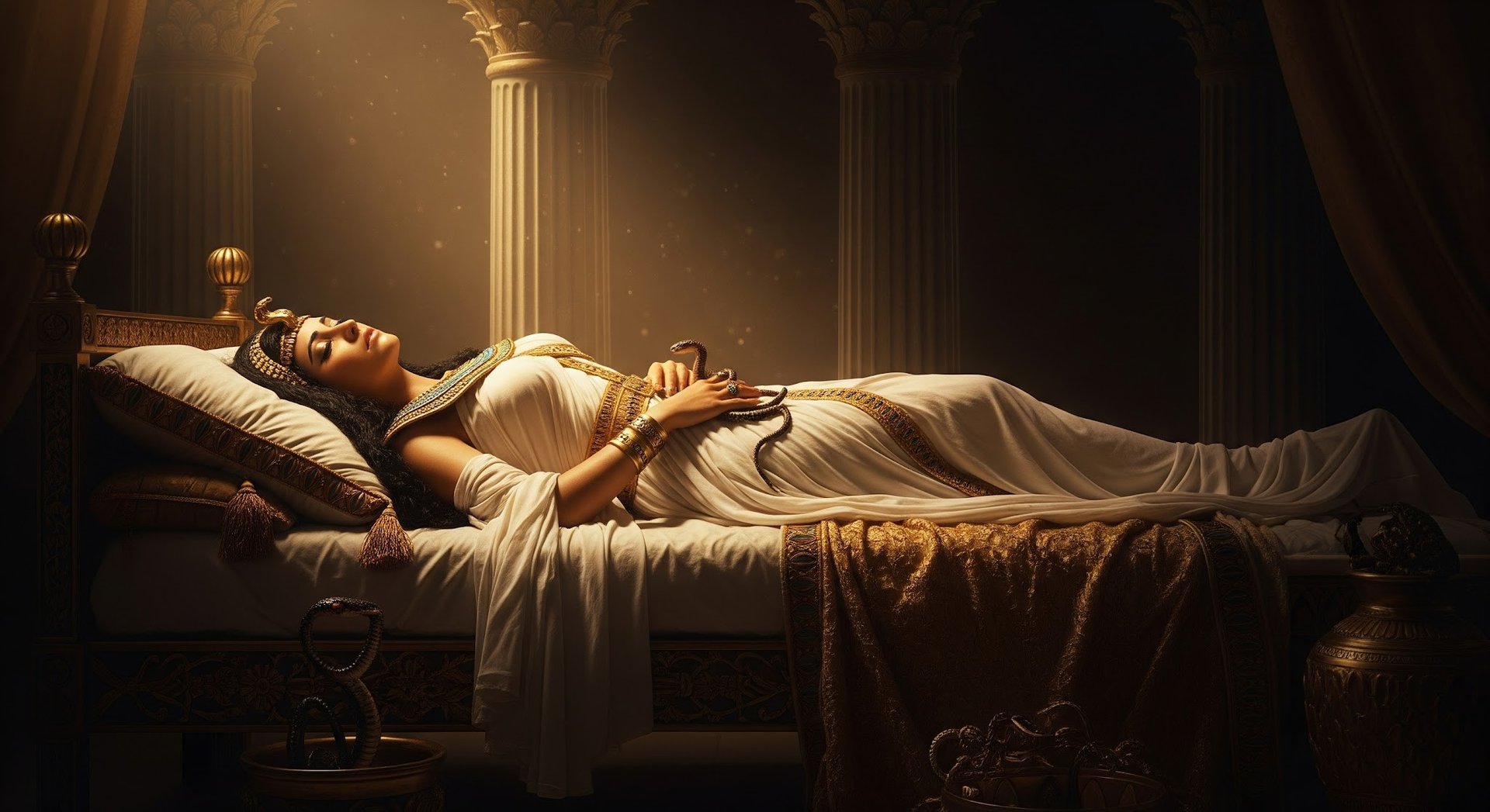 cleopatra death theories