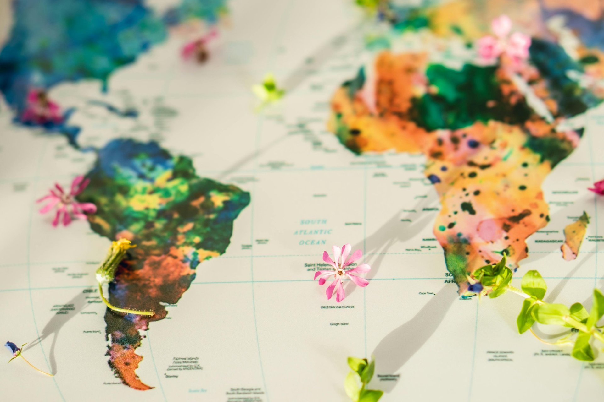 seven continents of the world
