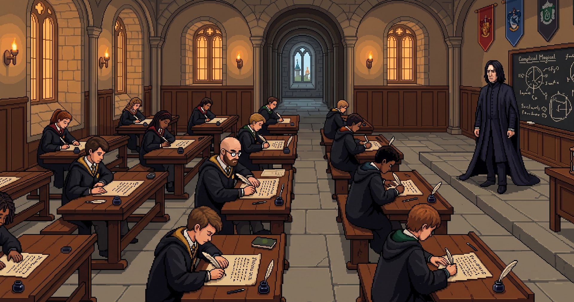 a person is reading a book on a table