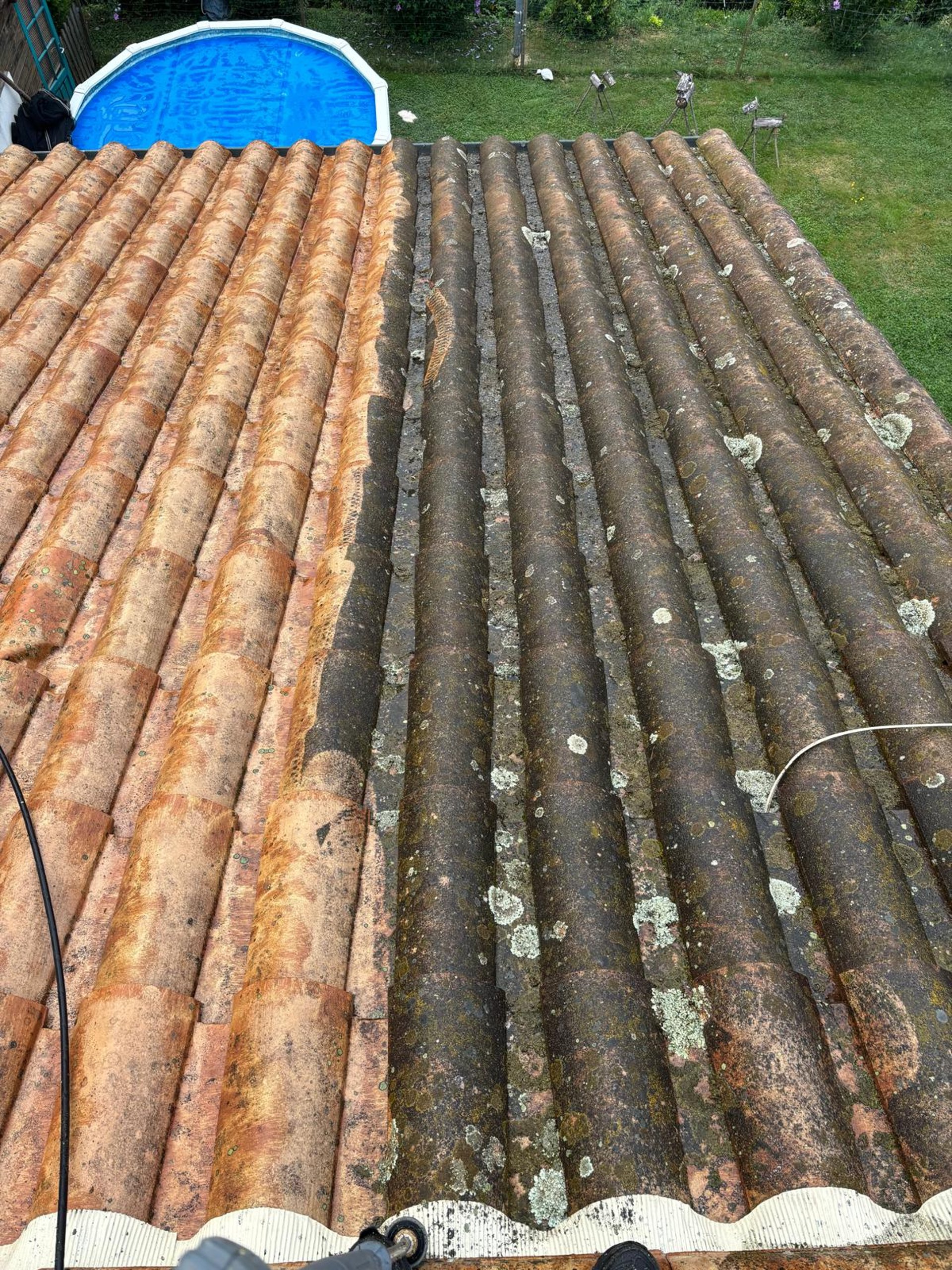 brown roof tiles during daytime