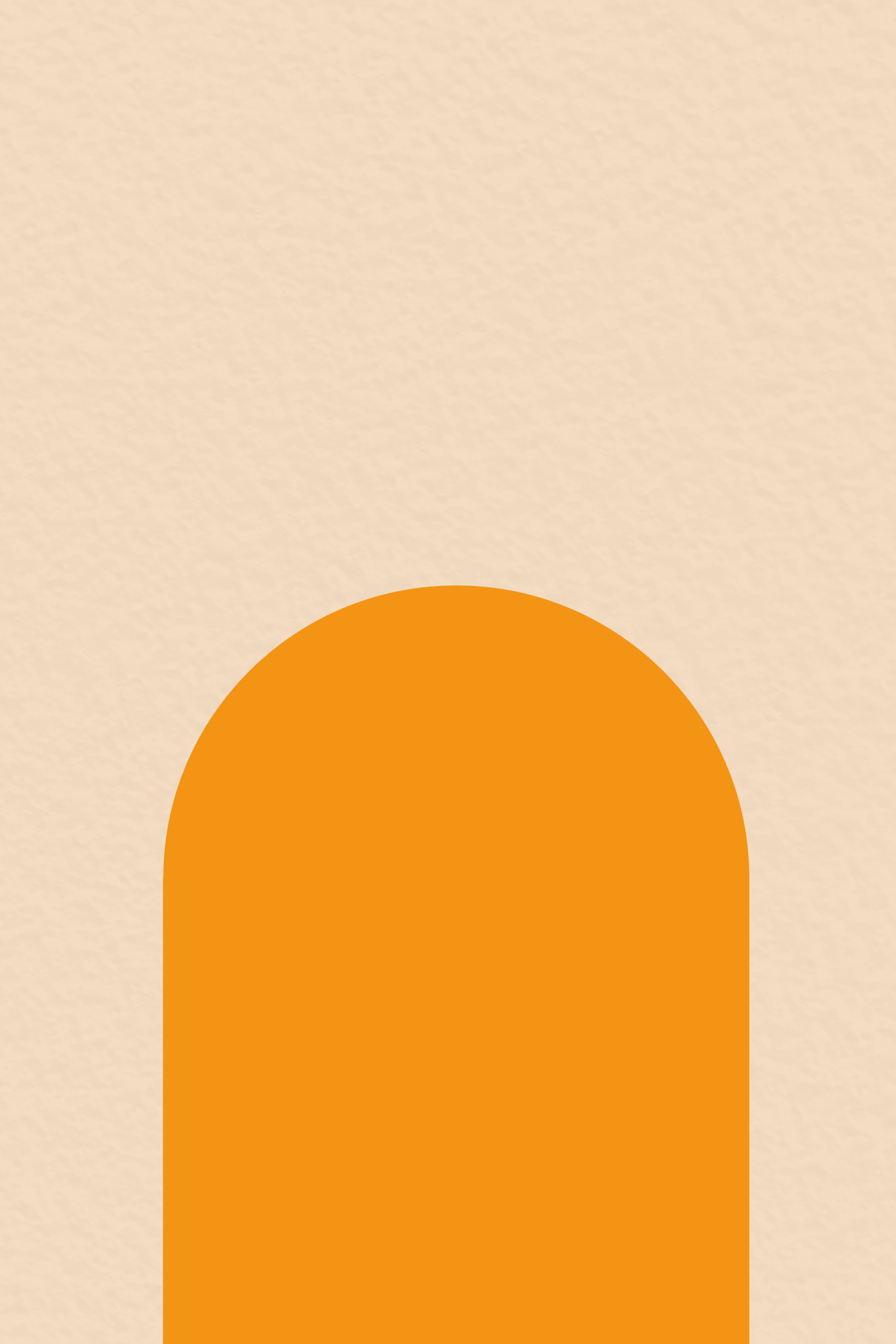 a painting of an orange sun in the middle of a body of water