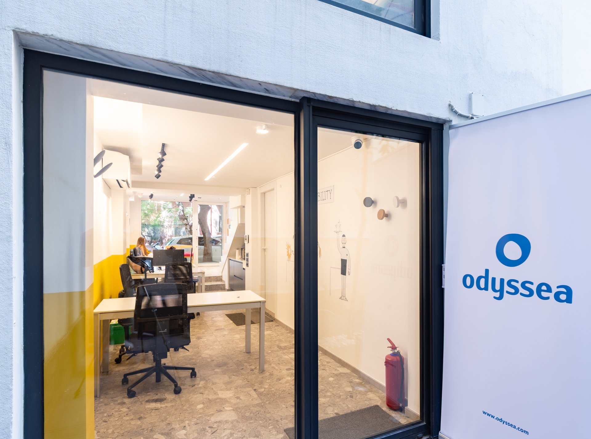 black blue and yellow textile