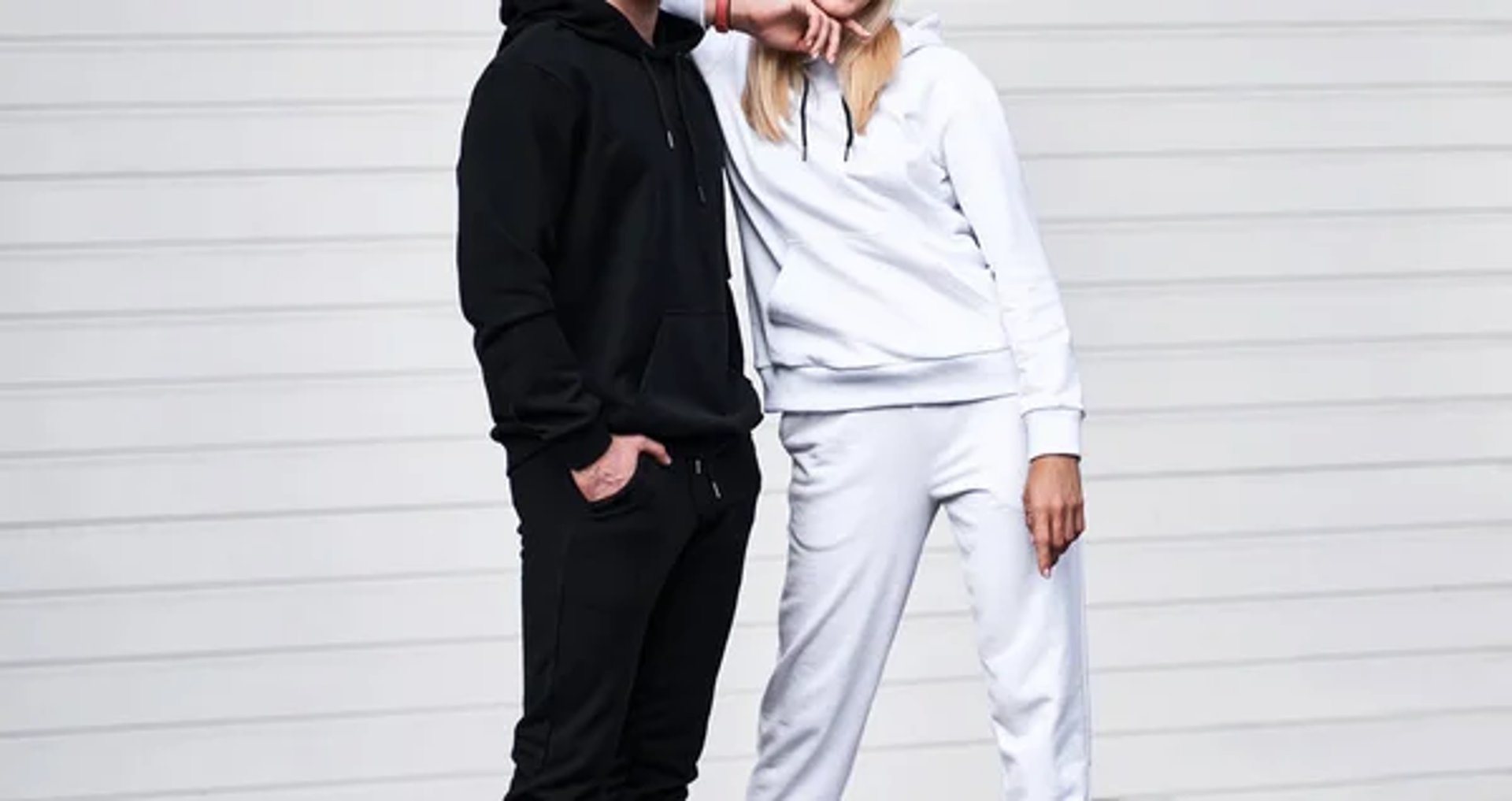 person wearing orange jacket