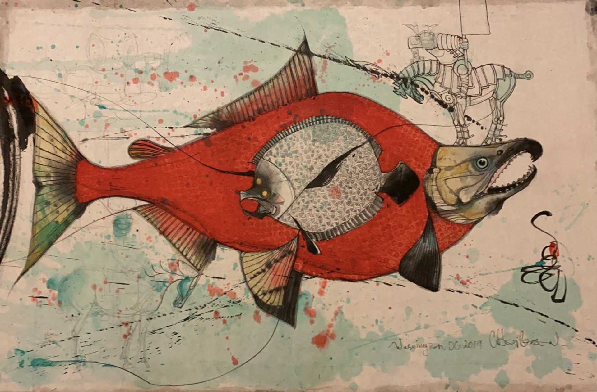 gray computer monitor