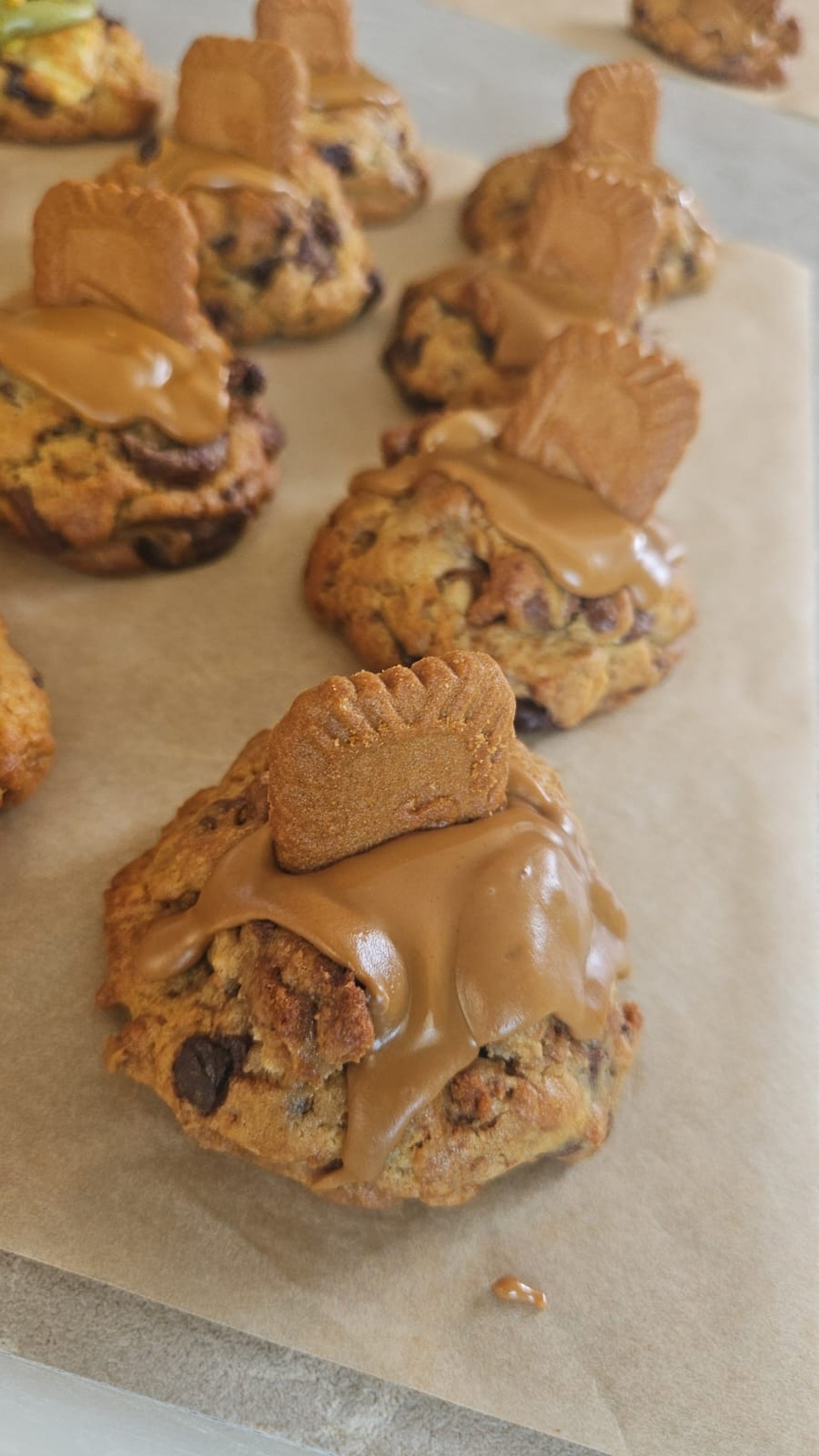 close-up photo of baked cookies