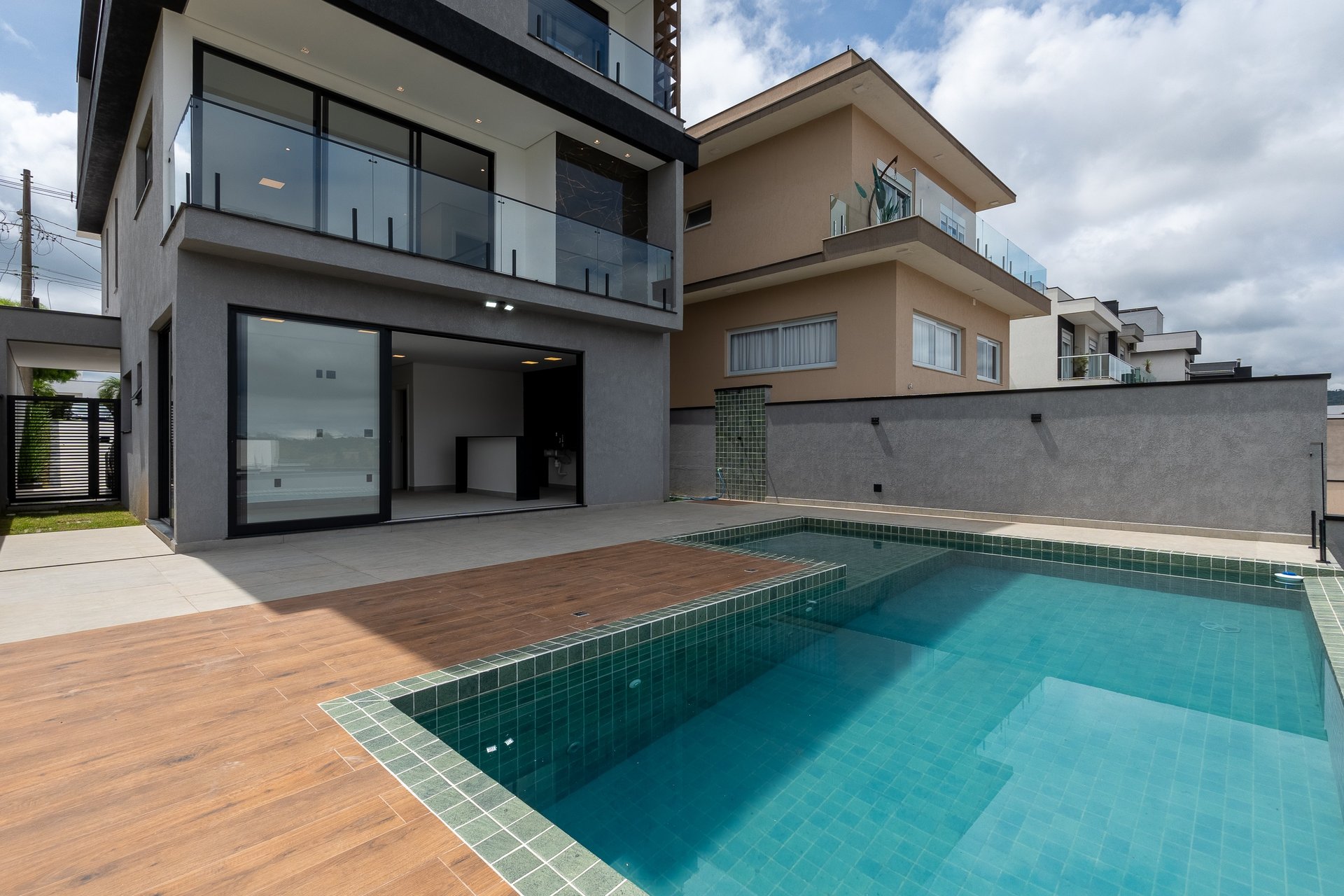 black and brown leather padded tub sofa