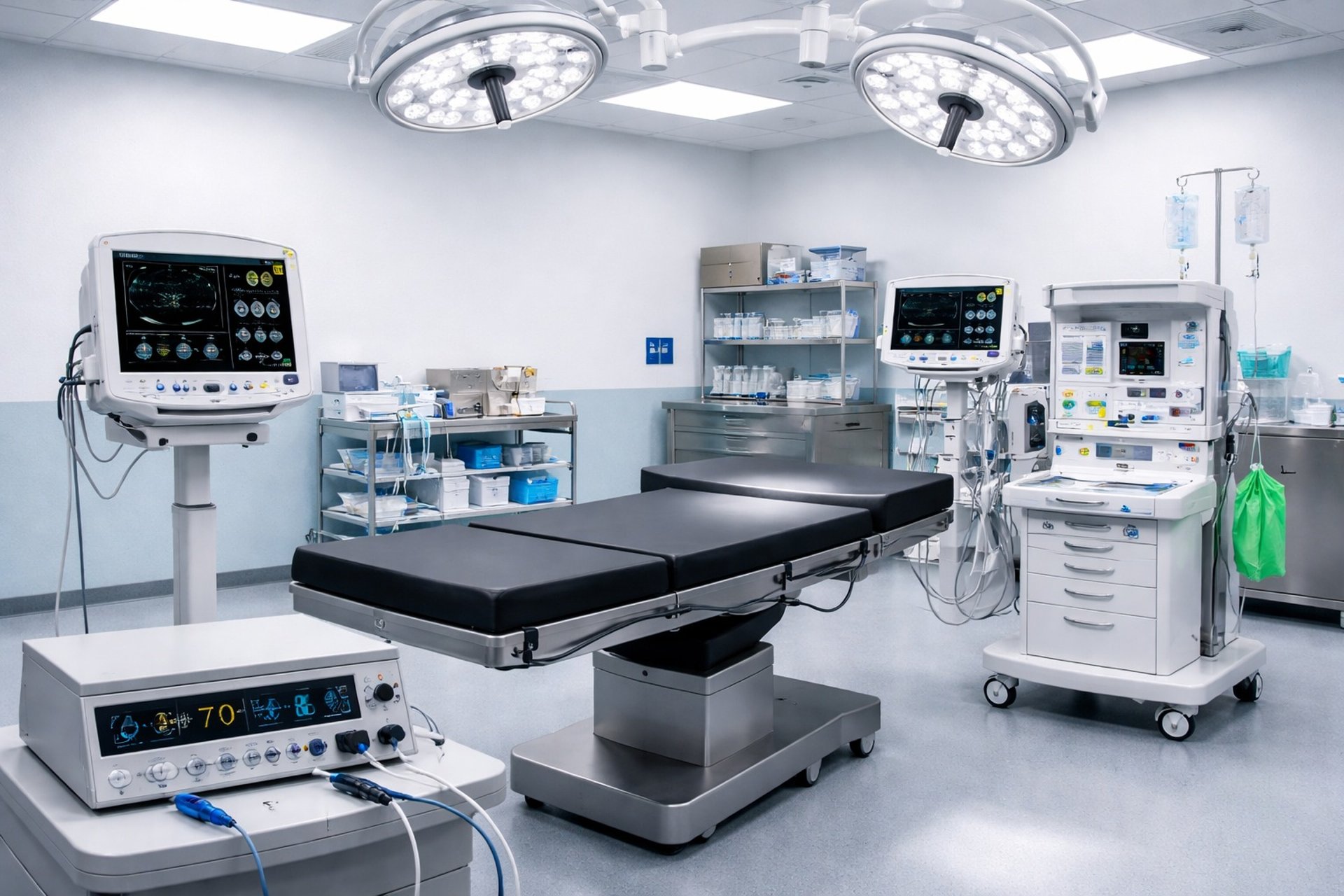 white medical equipment