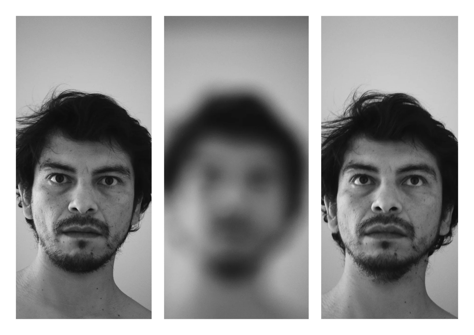 an abstract photo of a curved building with a blue sky in the background